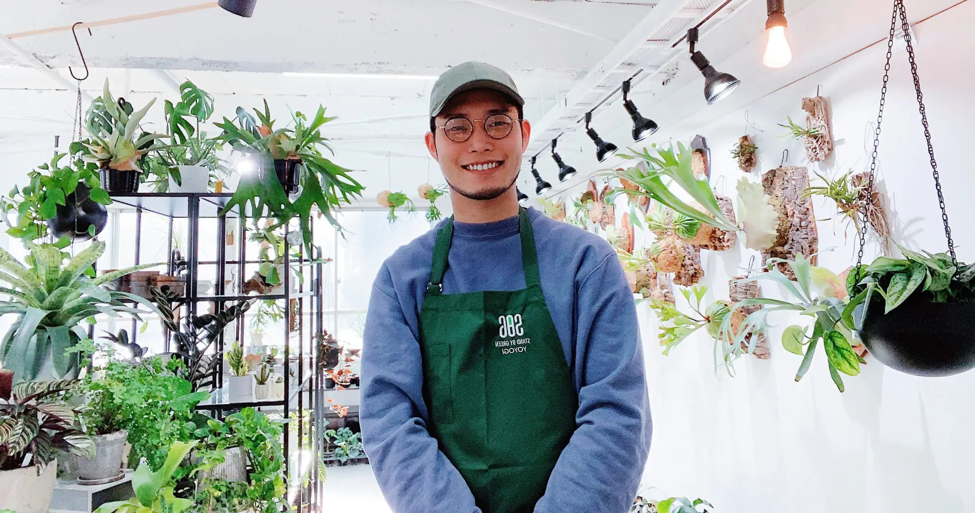 ディスプレイする植物が増えても空間は広々!お客様の滞在時間も圧倒的アップ!│STAND BY GREEN