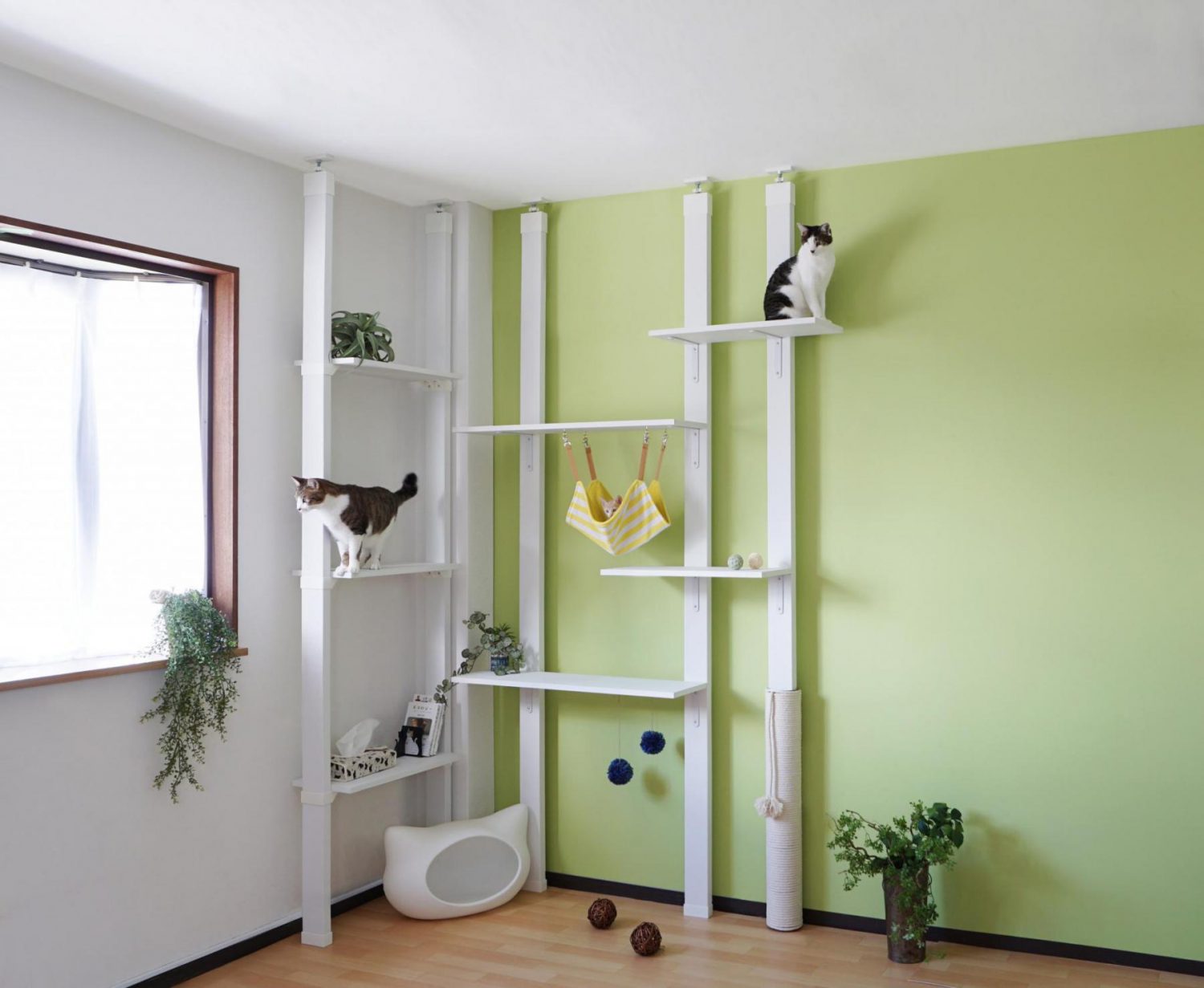 キャットタワーをDIYしたら簡単だった。ラブリコを使ったキャットタワーの作り方