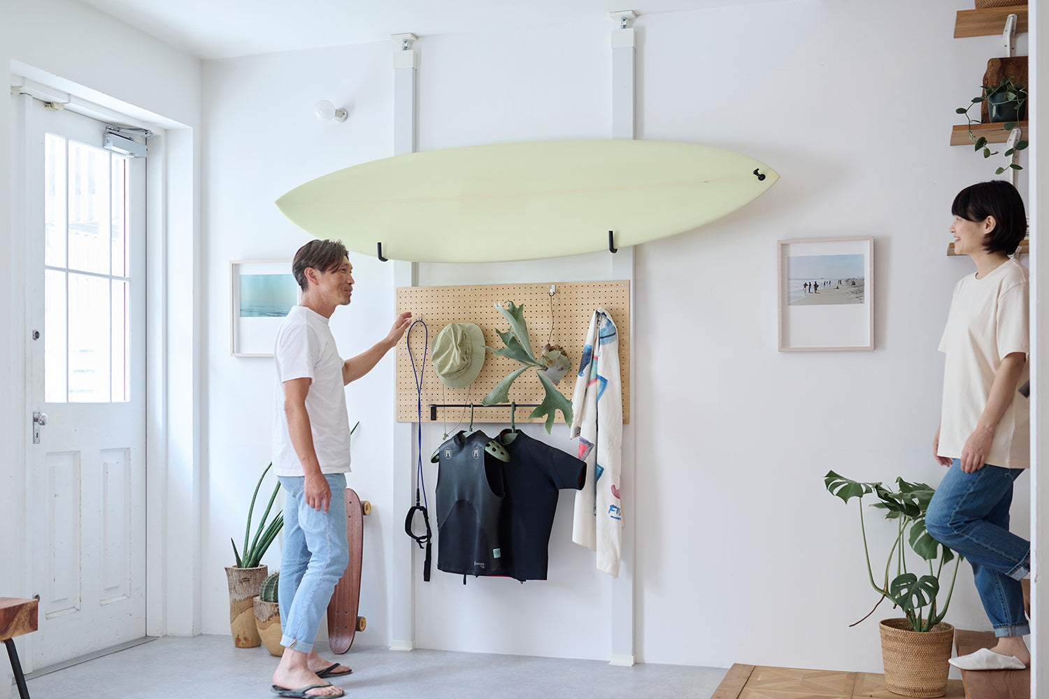 ラブリコで作るサーフボード収納【趣味と暮らす収納術】