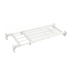 突っ張り棚 超強力 ワイド メッシュ ホワイト 耐荷重60〜40kg 幅75〜120cm RB-11
