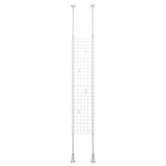 突っ張りネット間仕切り ホワイト 幅35cm 高さ200〜275cm TNP-1