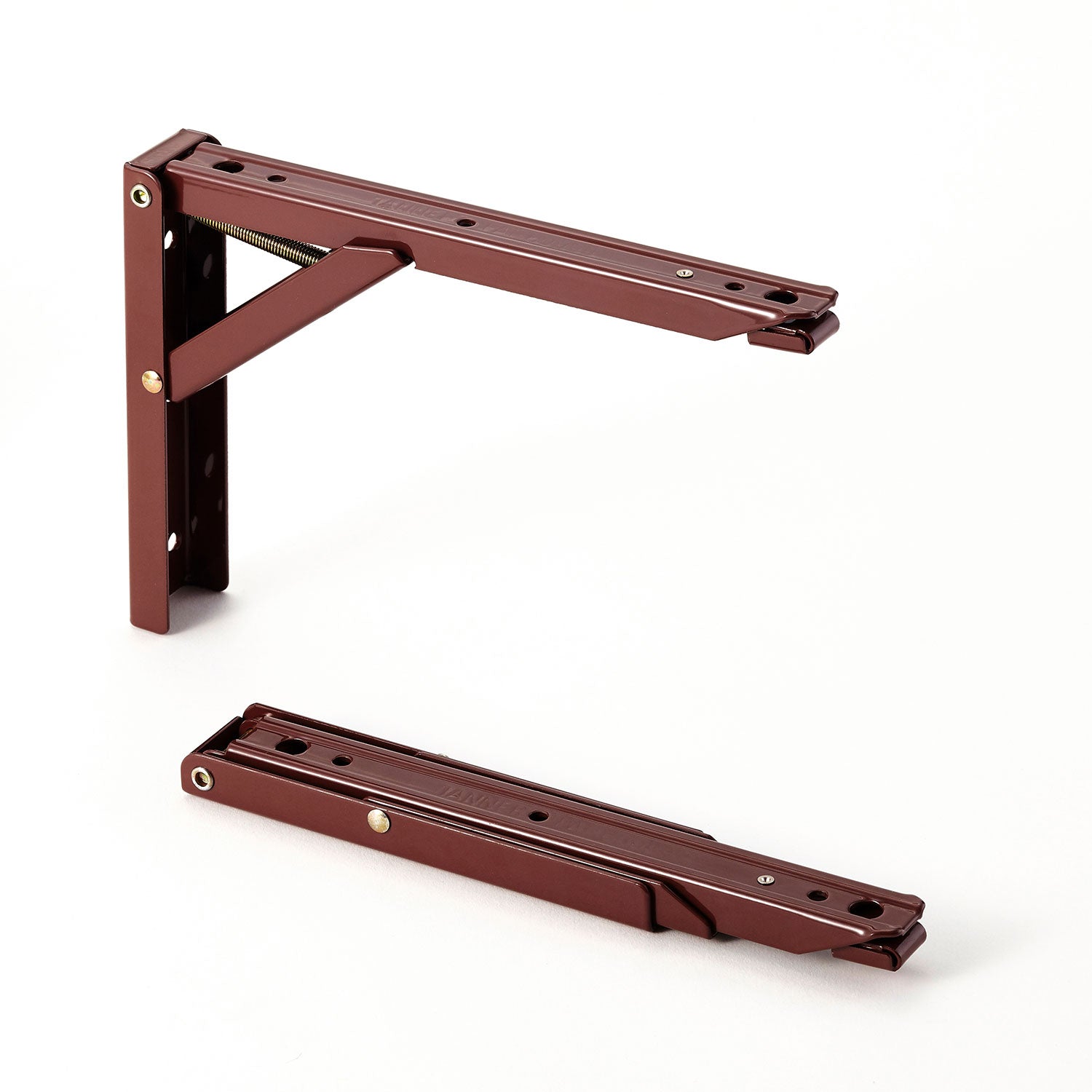 TANNER ワンタッチ折りたたみ棚受 タッチポン 奥行約20cm 2個入