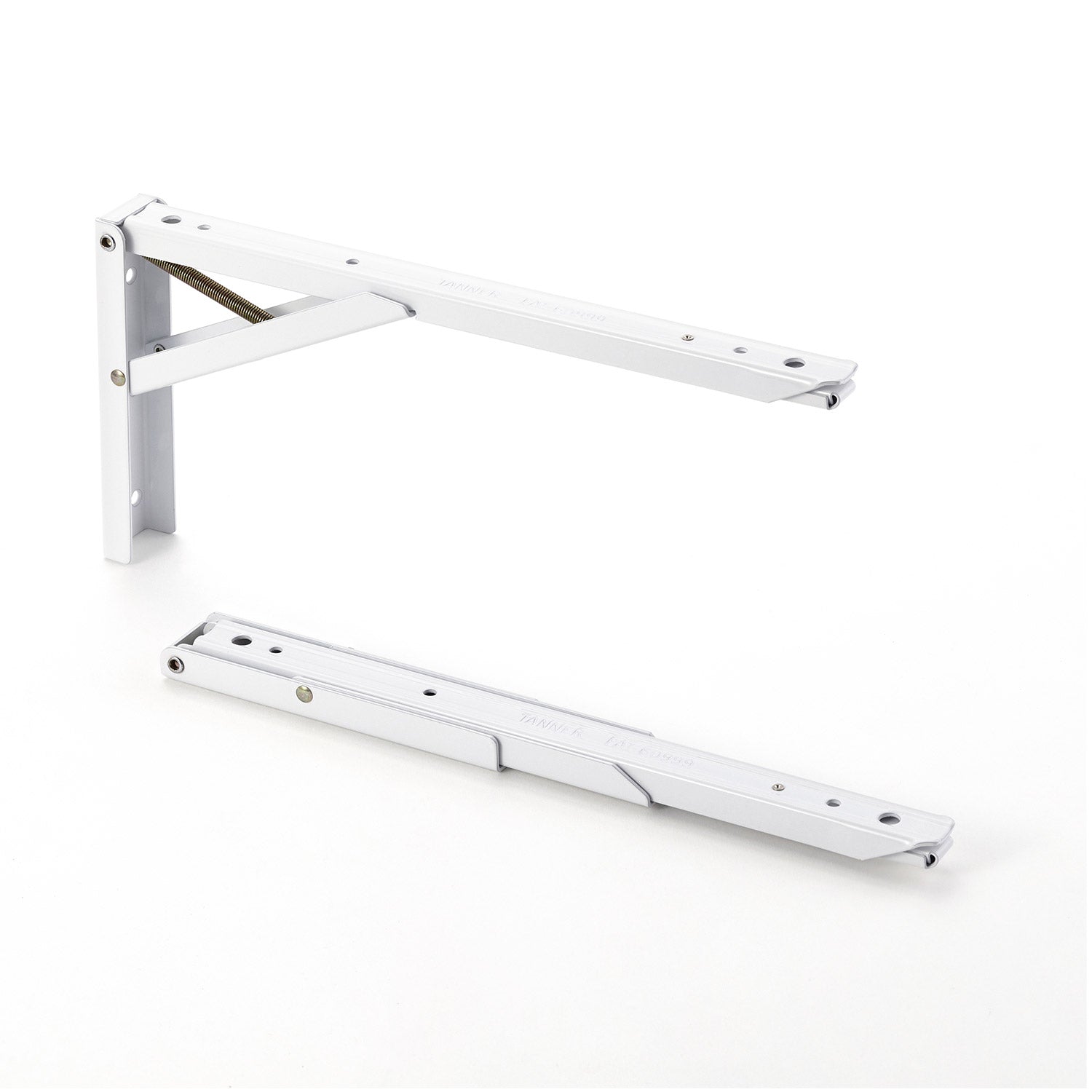 TANNER ワンタッチ折りたたみ棚受 タッチポン 奥行約30cm 2個入