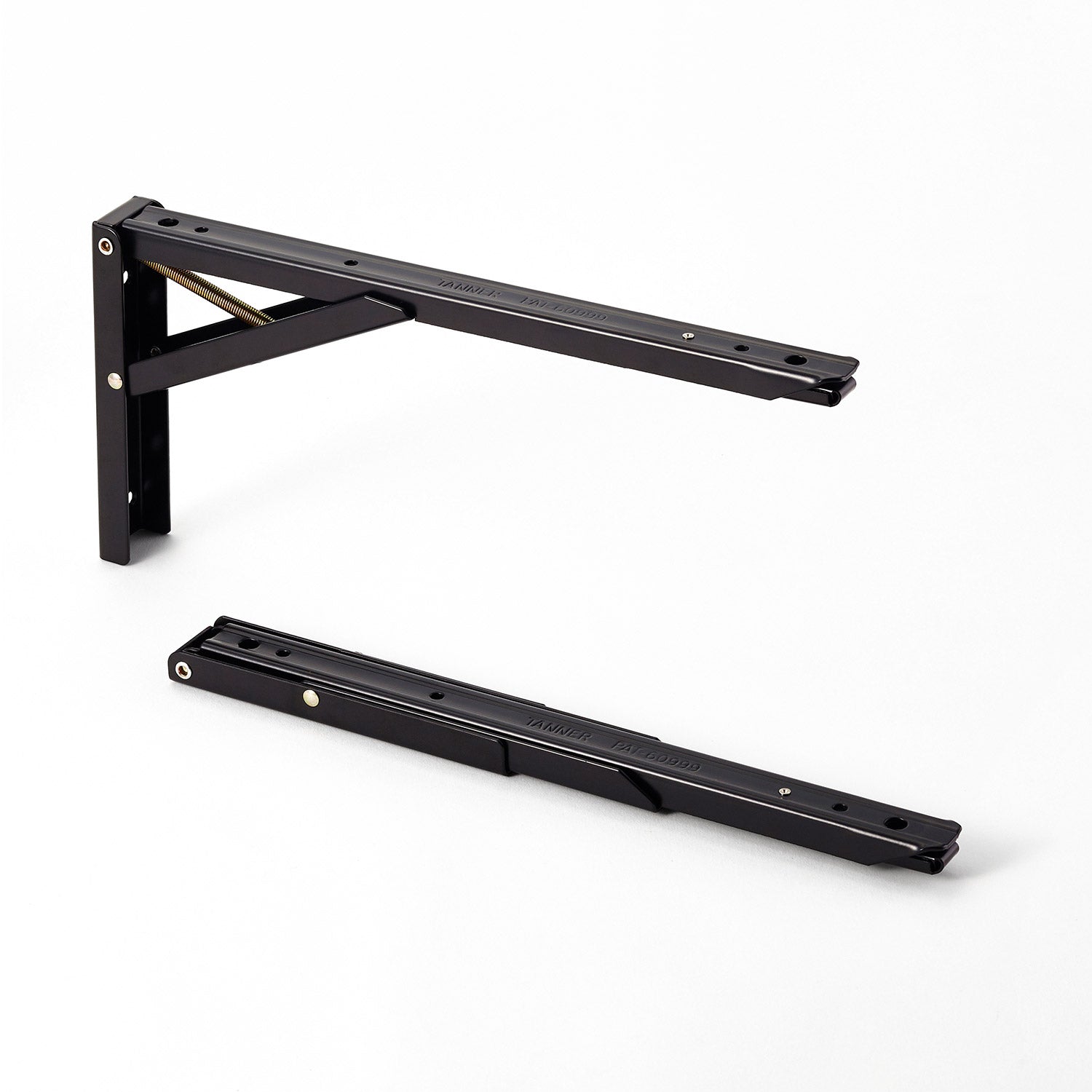 TANNER ワンタッチ折りたたみ棚受 タッチポン 奥行約30cm 2個入