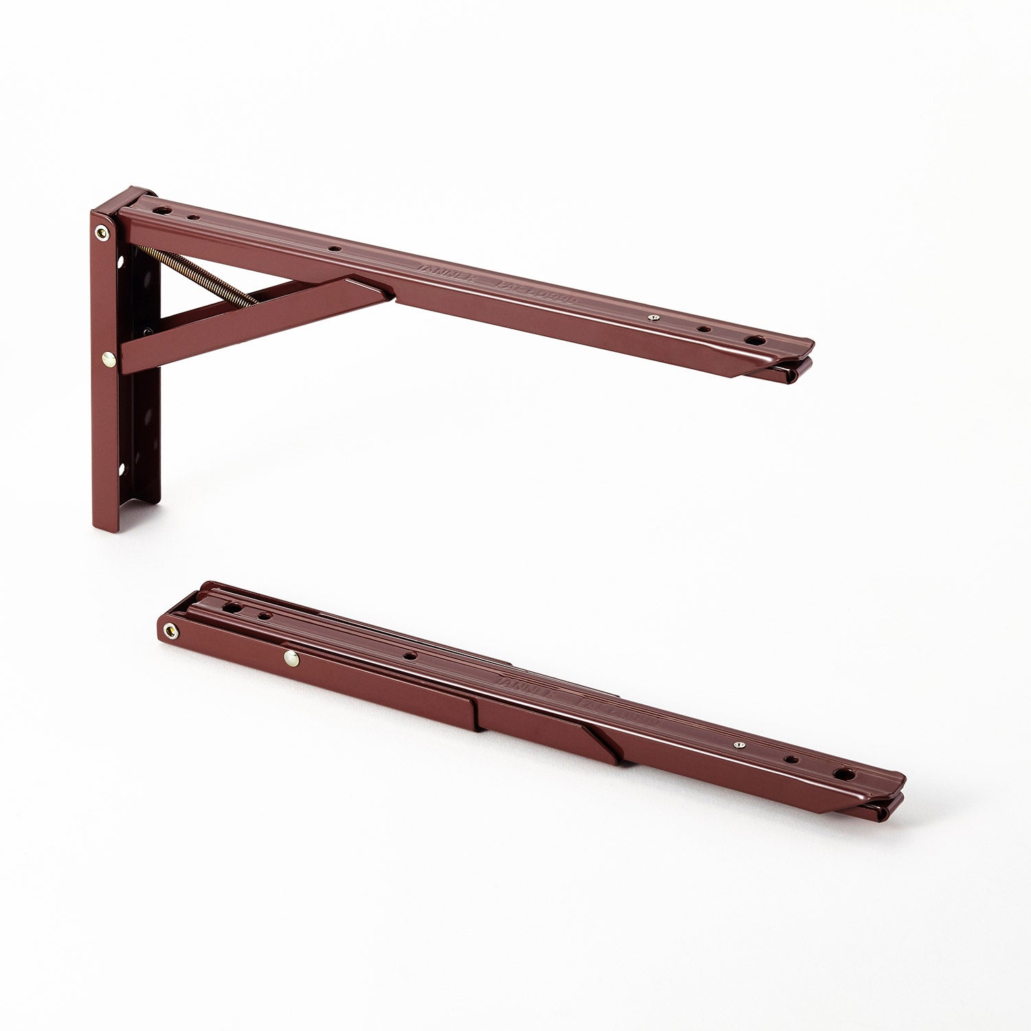 TANNER ワンタッチ折りたたみ棚受 タッチポン 奥行約30cm 2個入