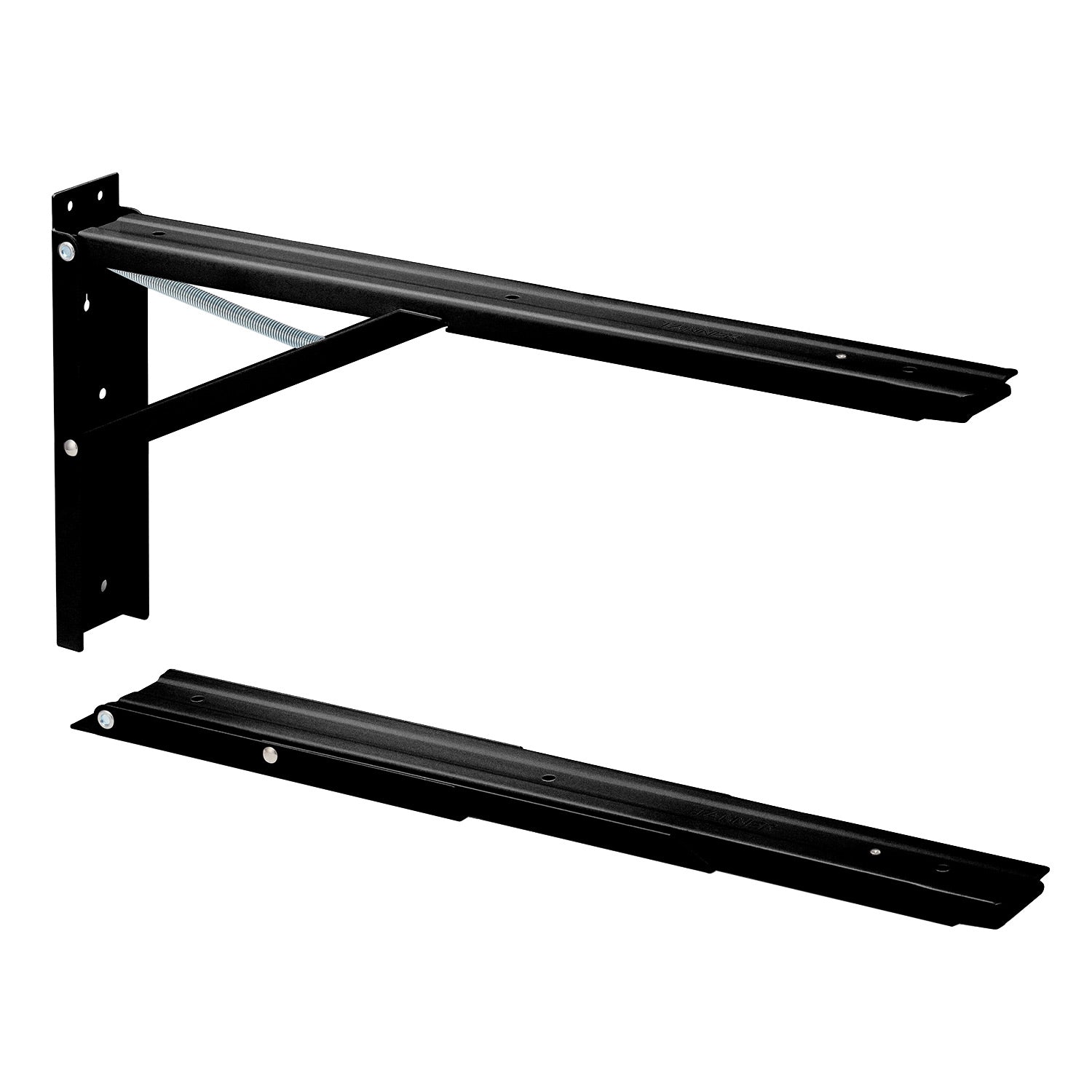 TANNER 折りたたみ式棚受け金具 ジャンボ 奥行約60cm 耐荷重100kg 2個入
