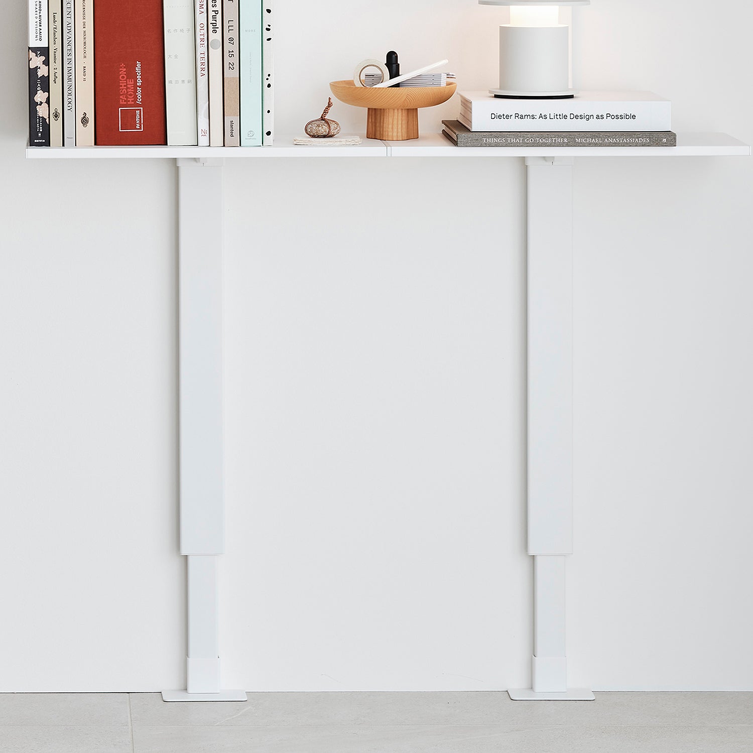 Book Shelf Set 本棚セット 取付寸法190-260cm SET-AS-BS-WH