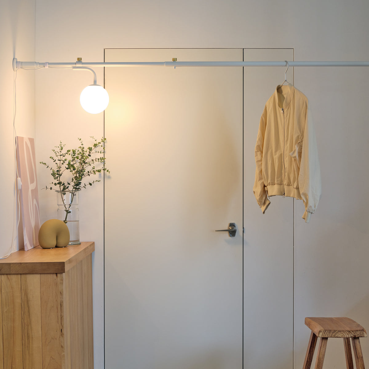 Ball Bracket Light Pro Set / ボールブラケットライト Pro セット White 横取付 SET-D-BBLP-WH