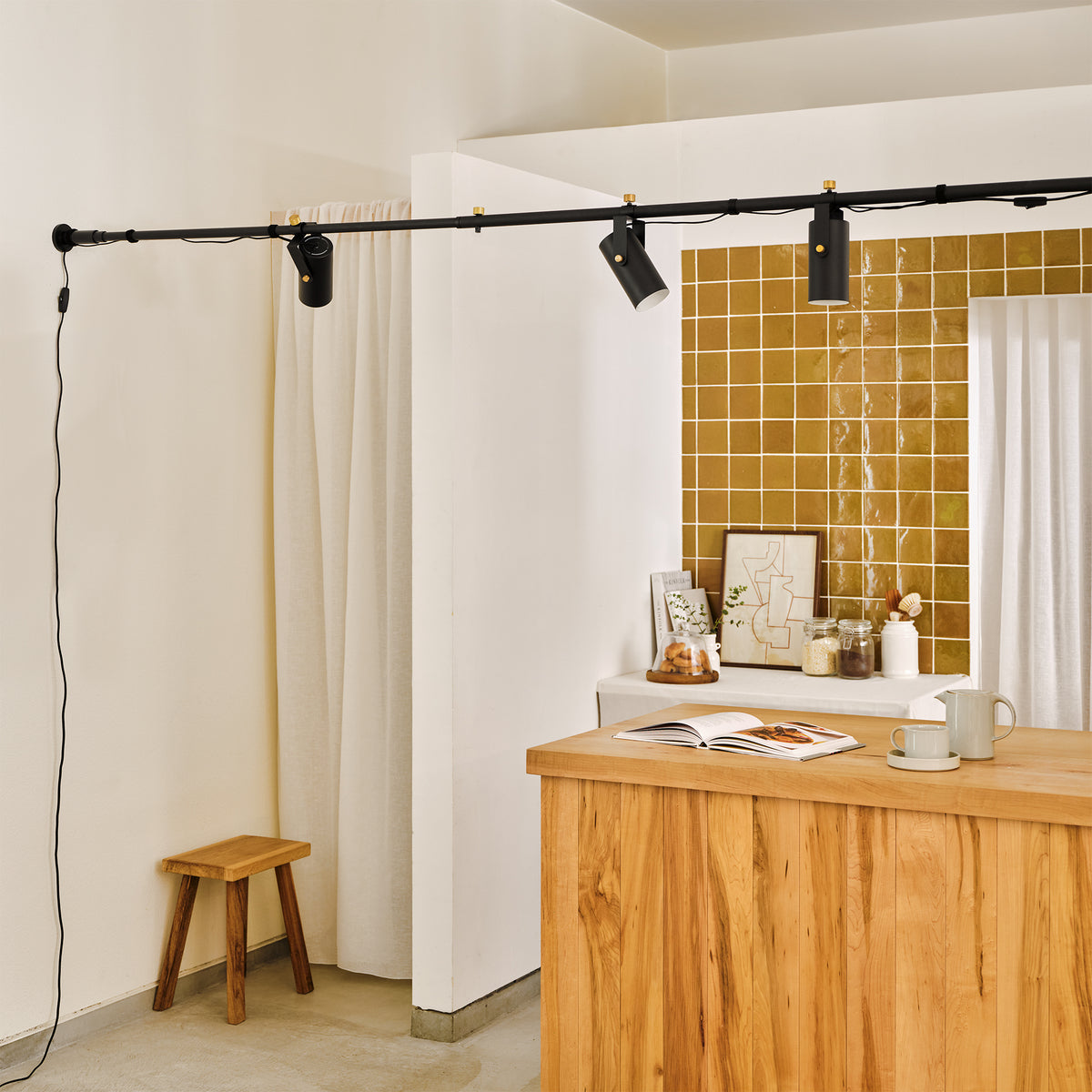 Spot Duct Light Set / スポットダクトライト仕様セット Black 横取付 SET-D-SDL-BK