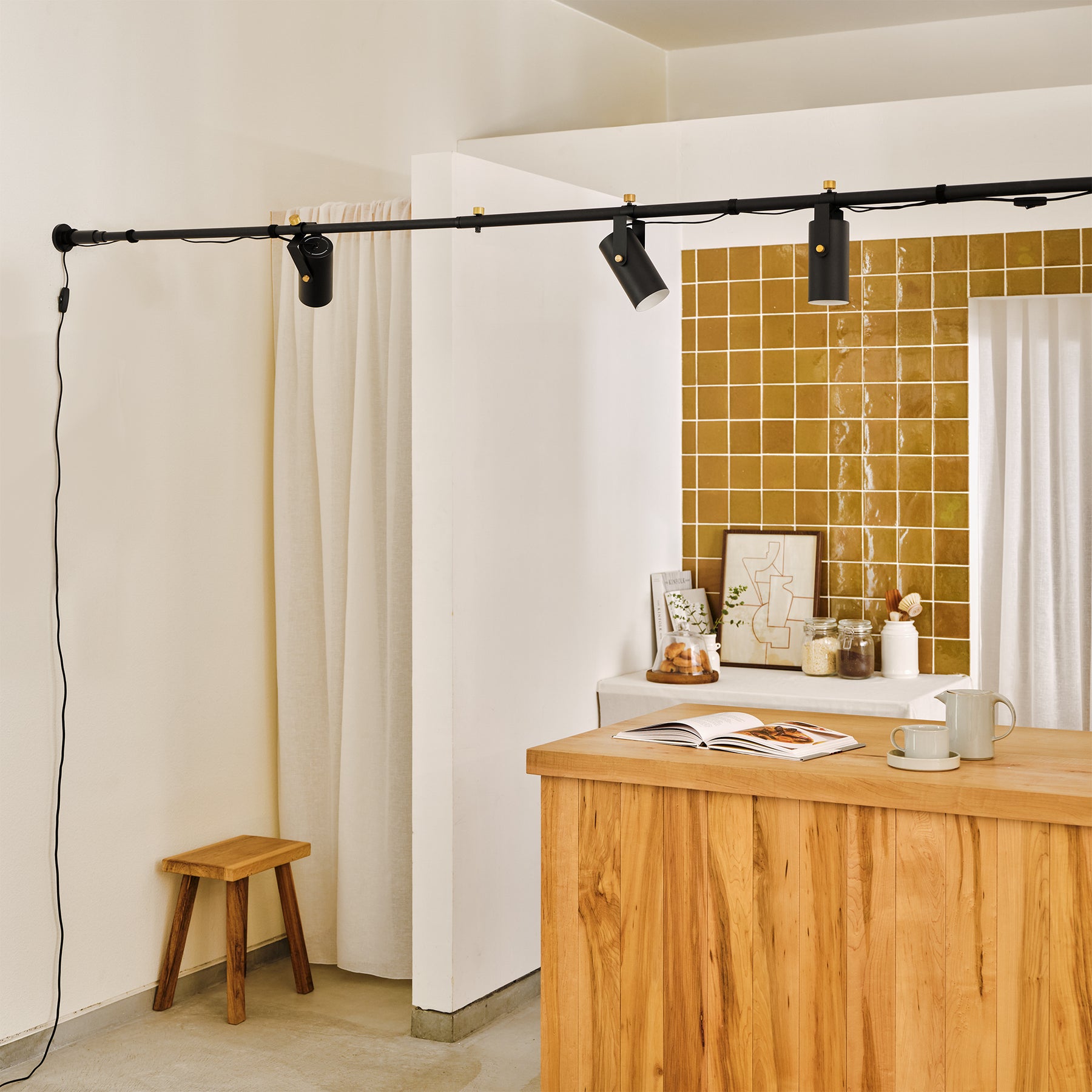 Spot Duct Light Set / スポットダクトライト仕様セット Black 横取付 SET-D-SDL-BK