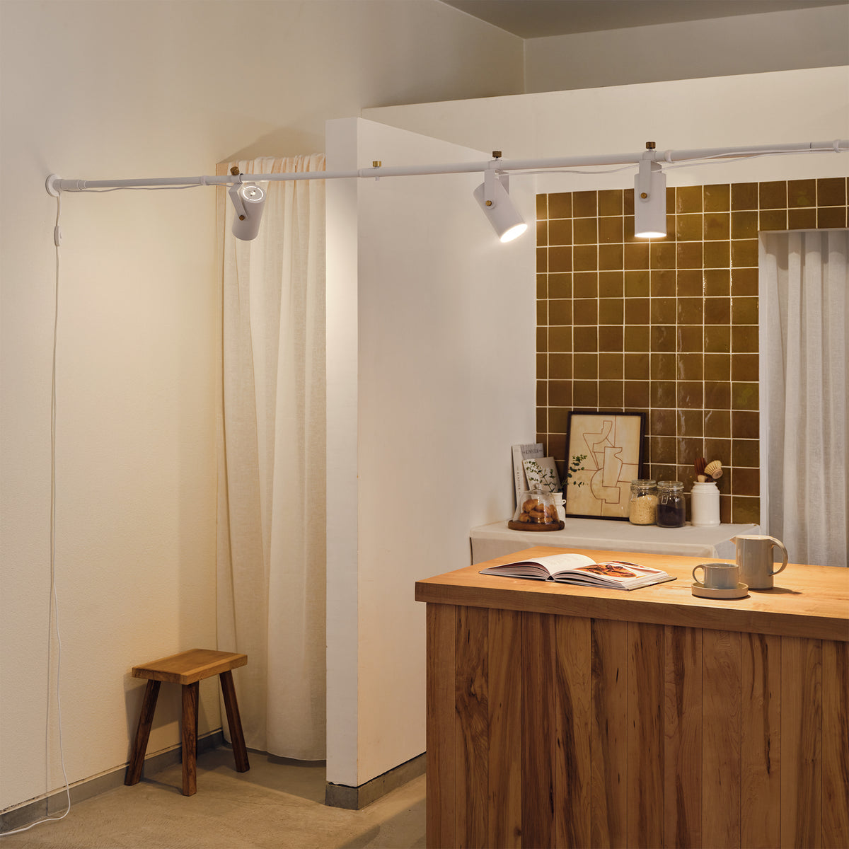 Spot Duct Light Set / スポットダクトライト仕様セット White 横取付 SET-D-SDL-WH