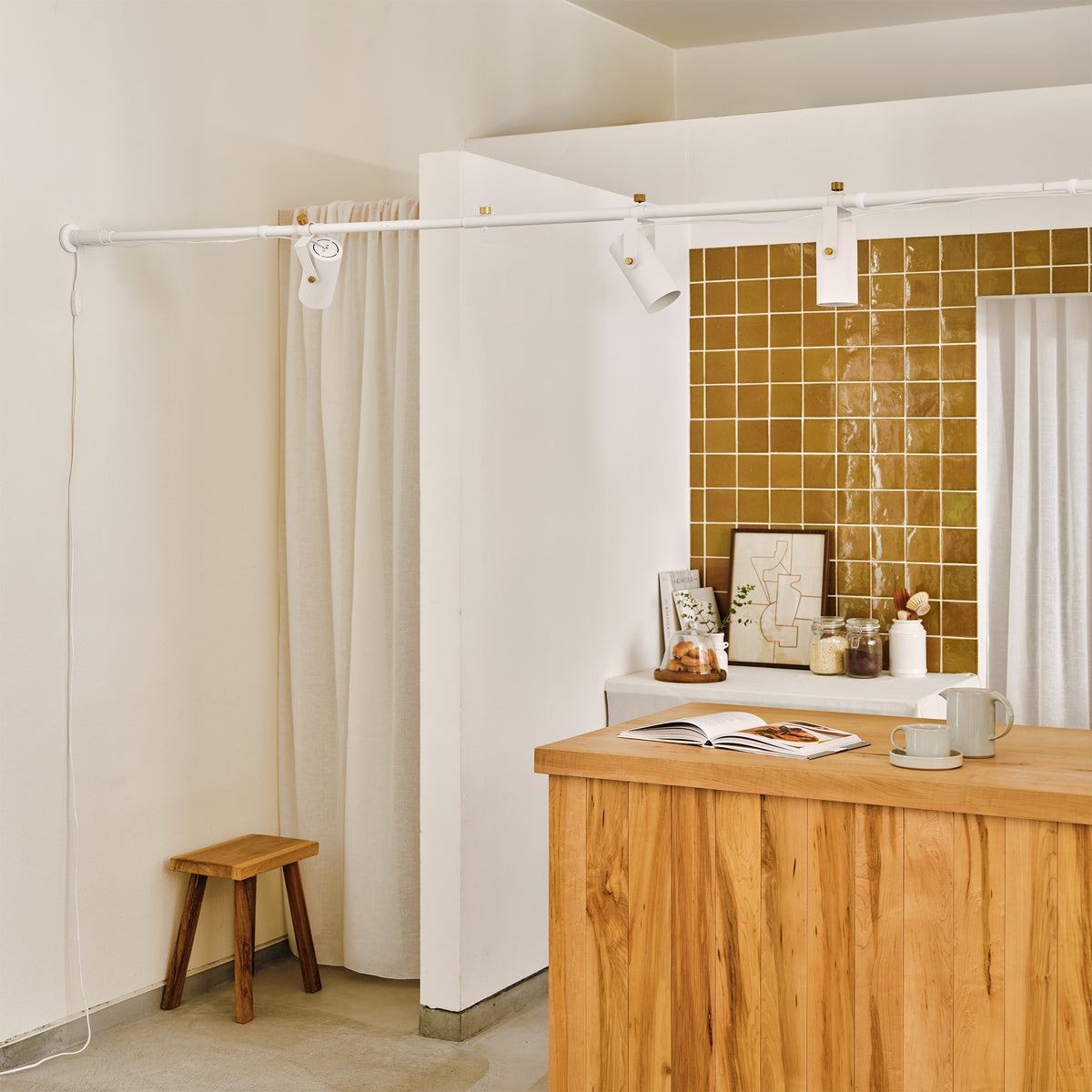 Spot Duct Light Set / スポットダクトライト仕様セット White 横取付 SET-D-SDL-WH