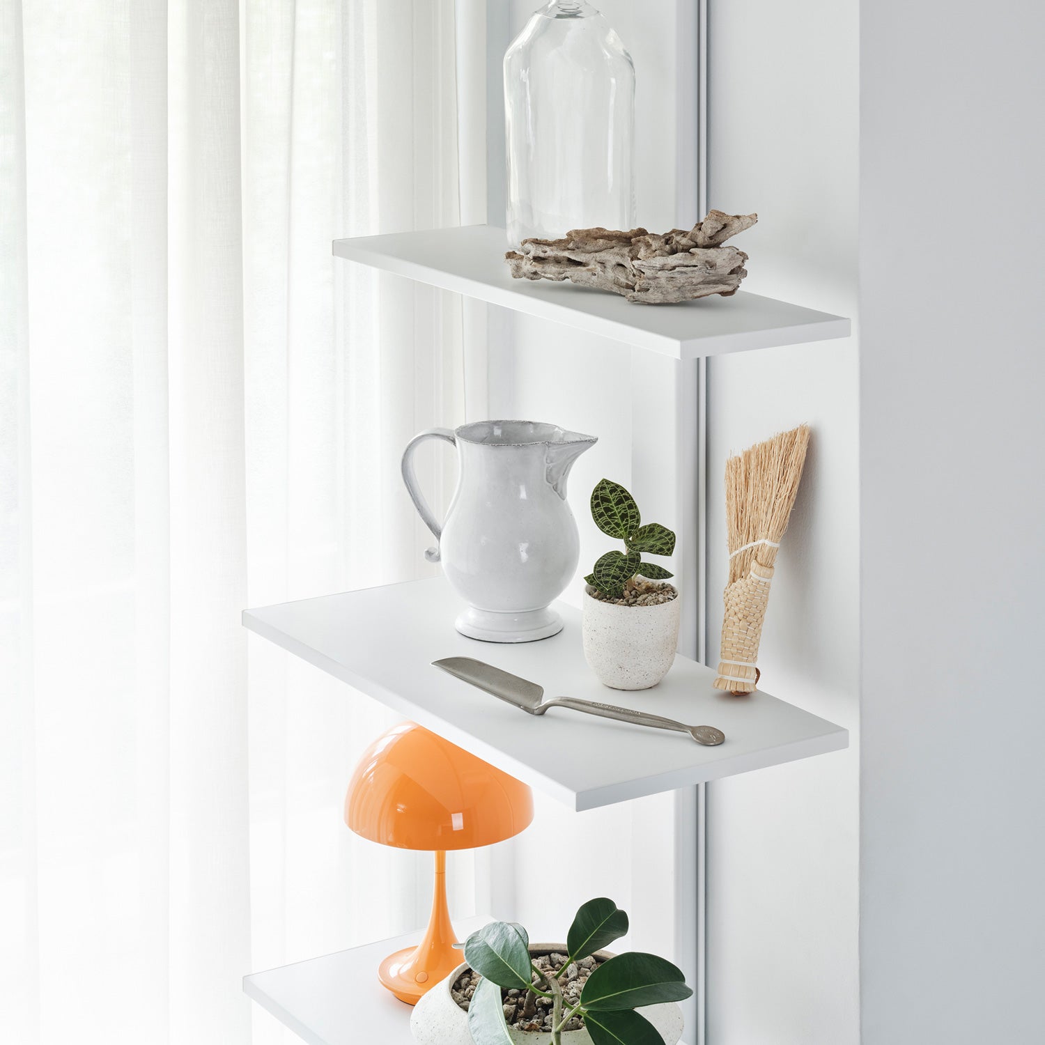 Shelf M White シェルフM ホワイト 奥行約23.5cm AS-SHM-WH