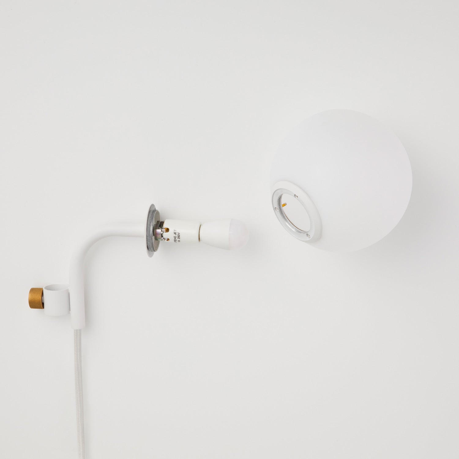 Ball Lamp White 縦・横取付 D-BA-WH