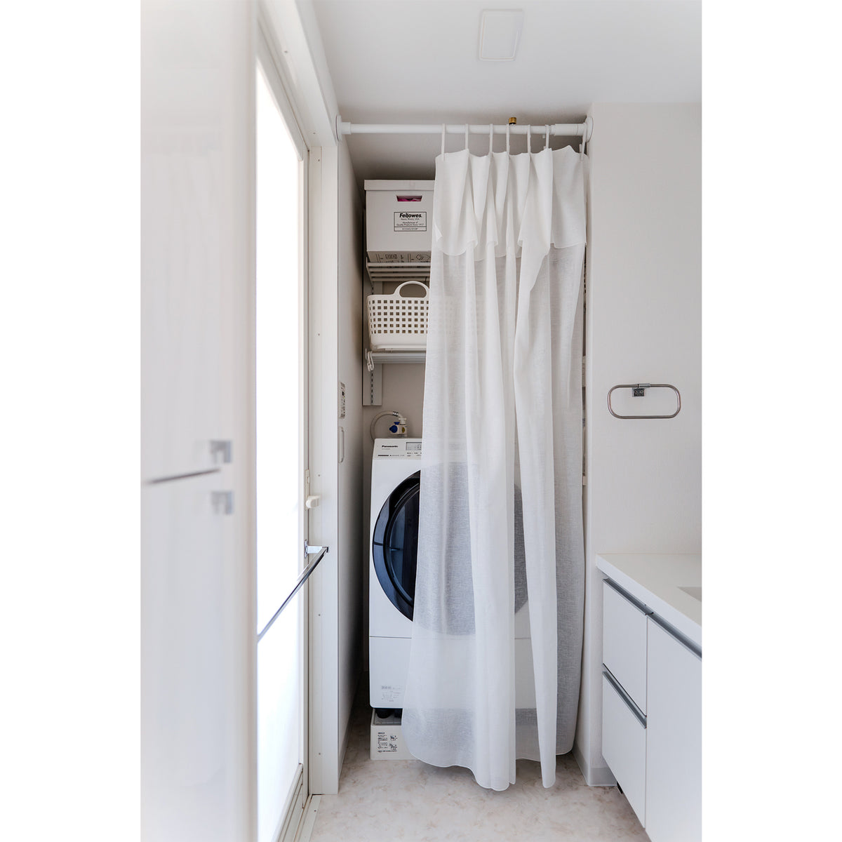 ランドリー間仕切りセット SET-D-LM-WH