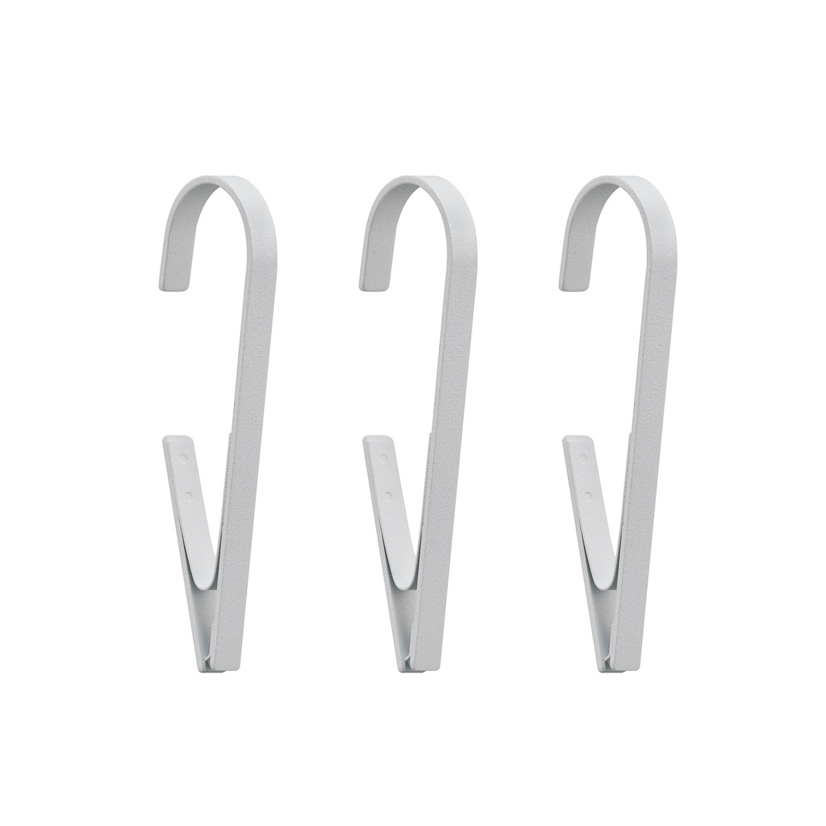 Clip Hook White 3piece SET 横取付 D-CH3-WH