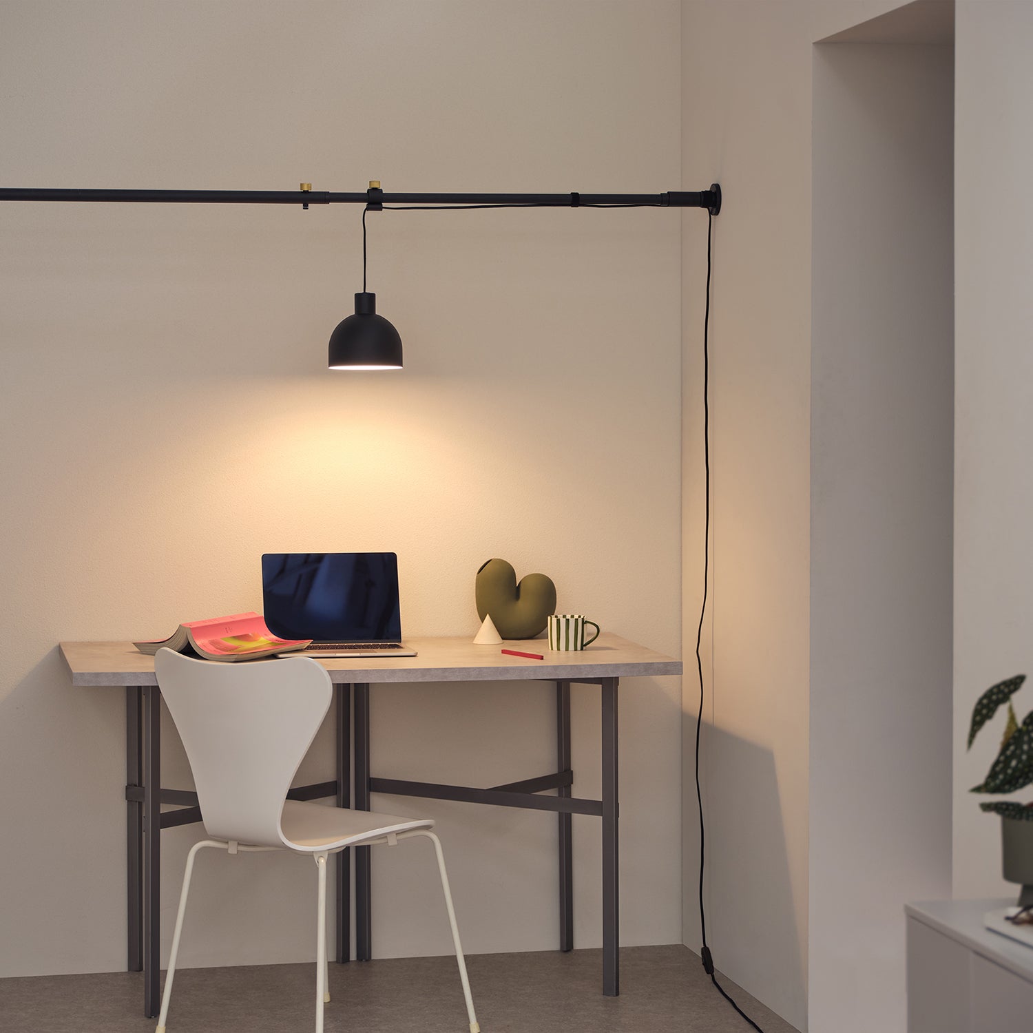 Dome Lamp Black 横取付 D-DL-BK