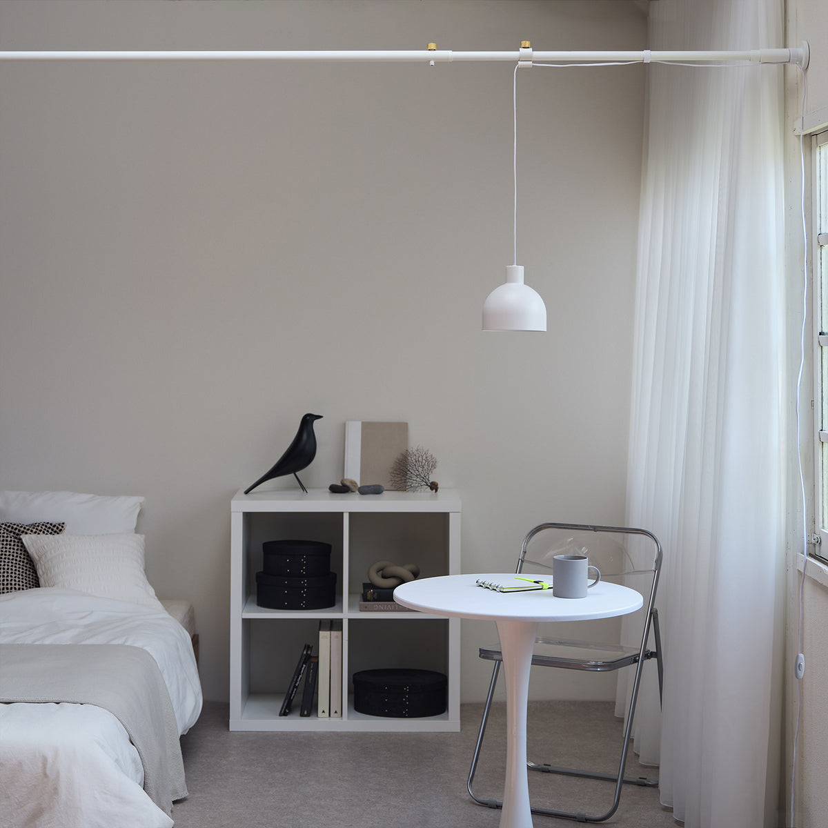 Dome Pendant Light Set 横取付 WH SET-D-DPL-WH