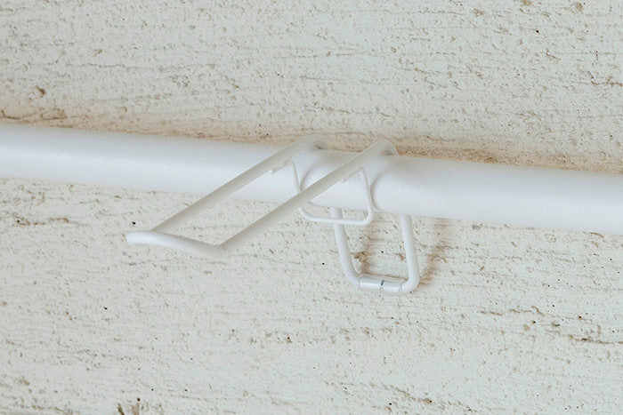 DRAW A LINE Rod A+Shelf A+Hanger A SET White SET-D-RodA-ShelfA-WH