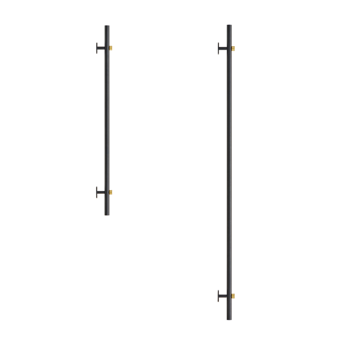 Mount Rod Wall Black 100cm / 150cm 縦取付