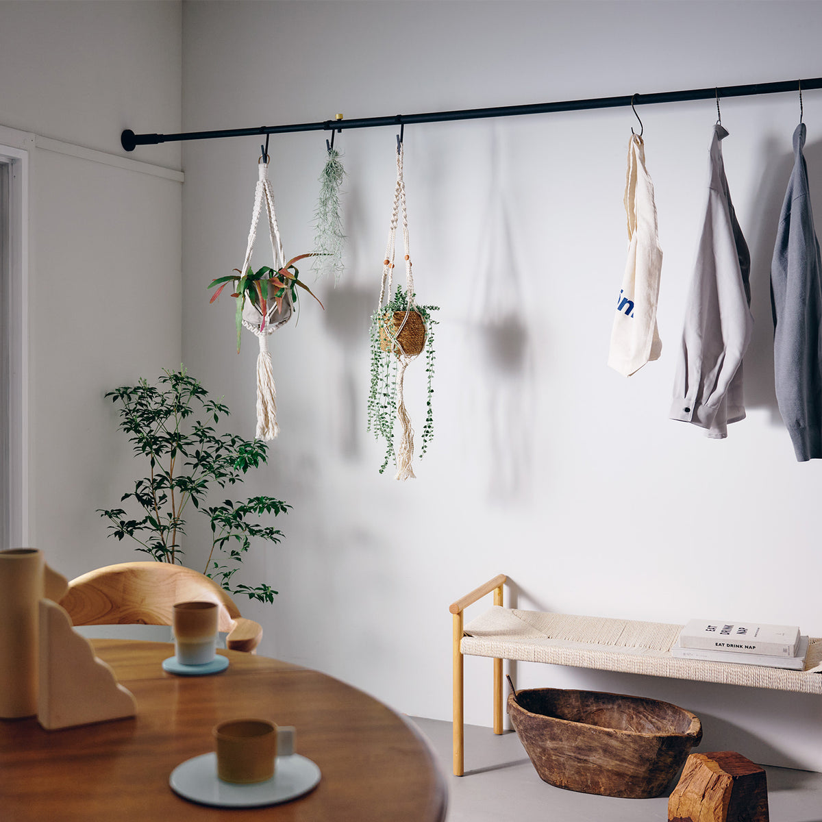 Tension Rod Pro Black 200~300cm 縦・横取付 D-P-BK