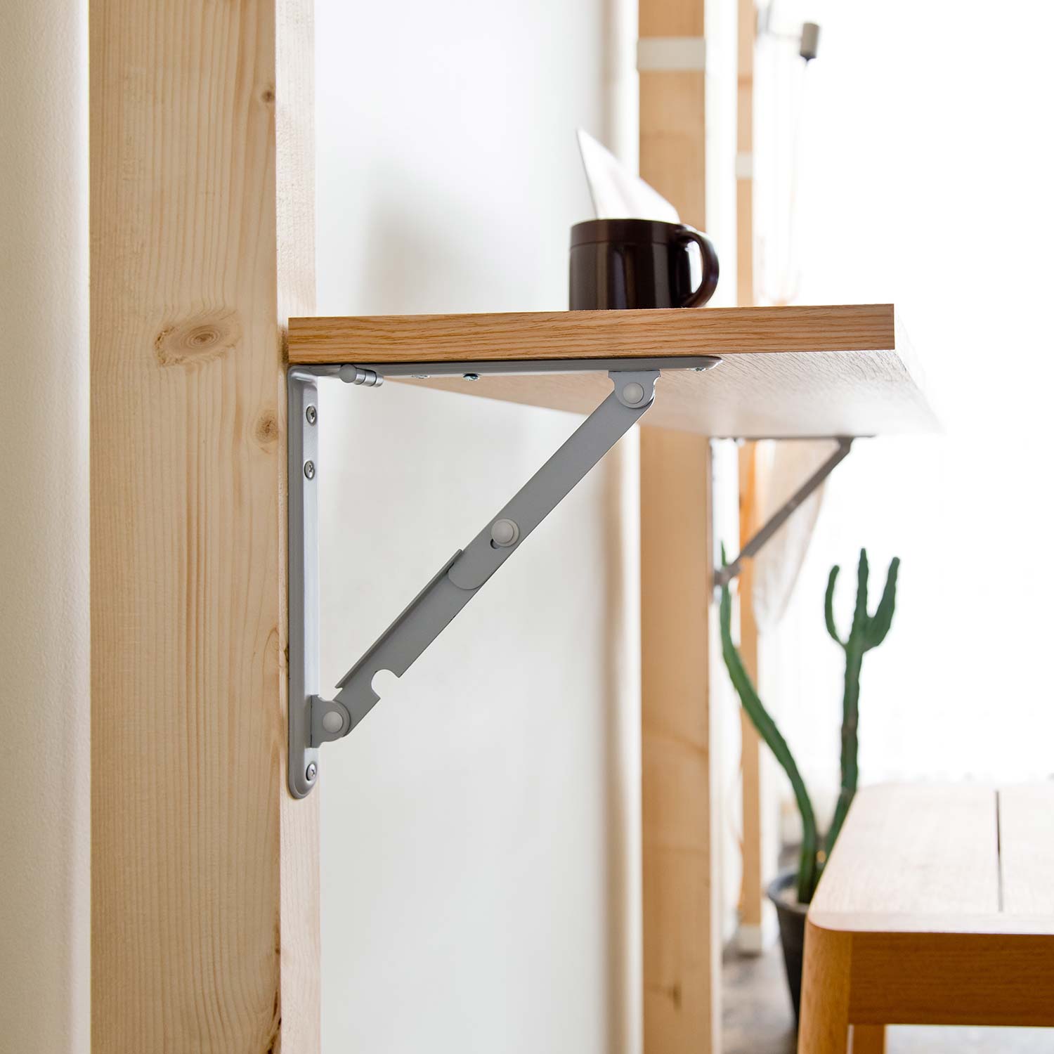 TANNER Bracket&Hook #05 FoldingBracket L 奥行約30cm 2個入
