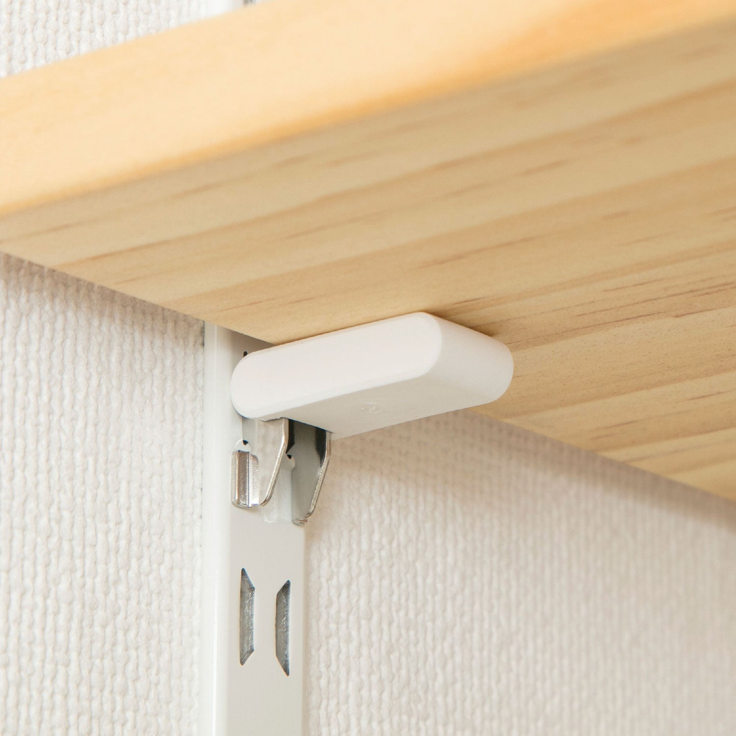 WOODONE フラット棚柱セット用棚受け 4個入