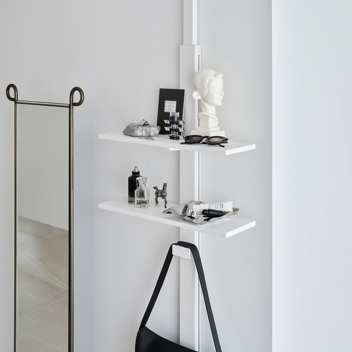 Entrance Shelf Set 玄関シェルフセット 取付寸法190-260cm SET-AS-ESS-WH