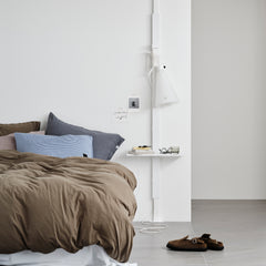 Sidetable Shelf Set サイドテーブルシェルフセット 取付寸法190-260cm SET-AS-STS-WH