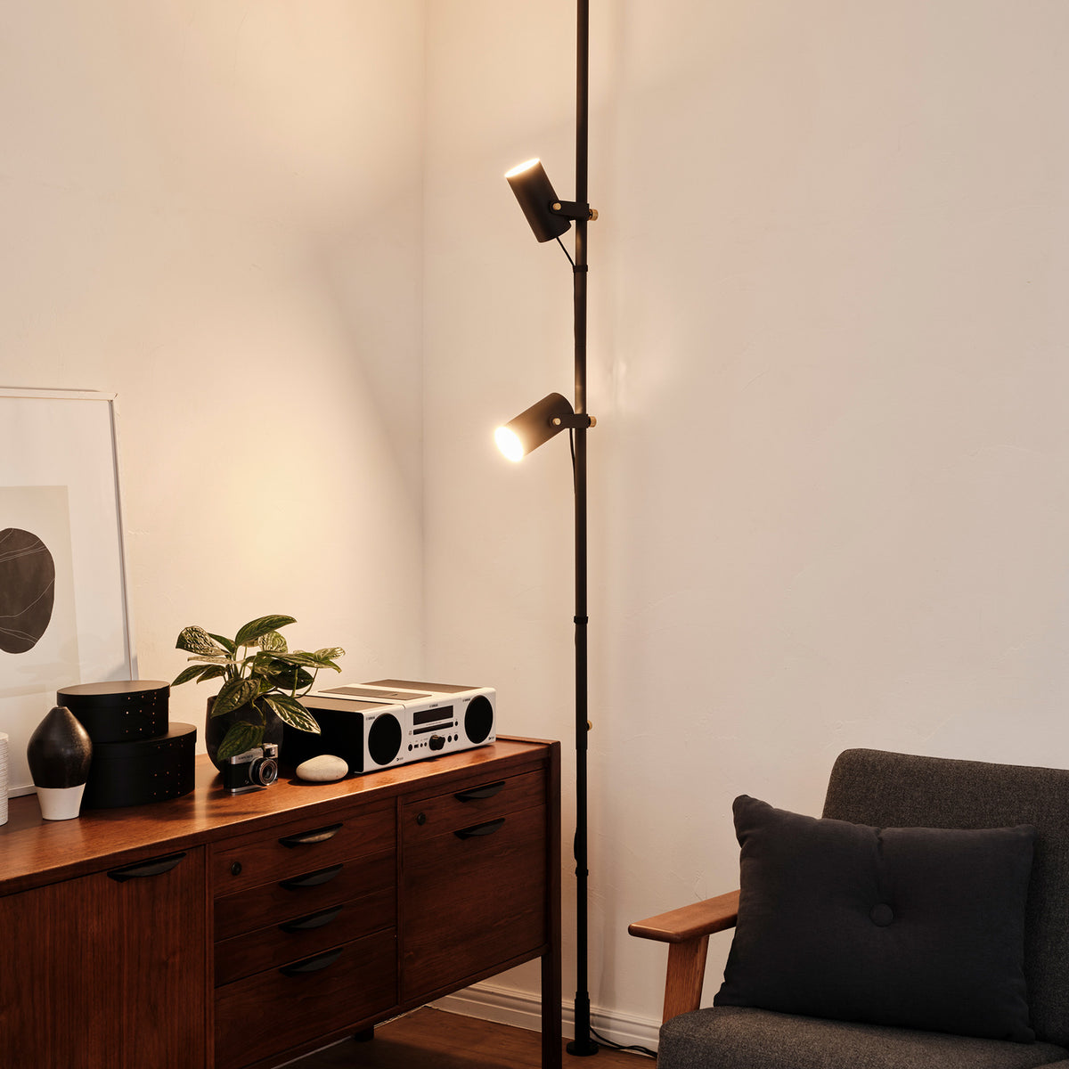 DoubleSpot Floorlight Set / ダブルスポット フロアライト セット BK SET-D-DSFL-BK