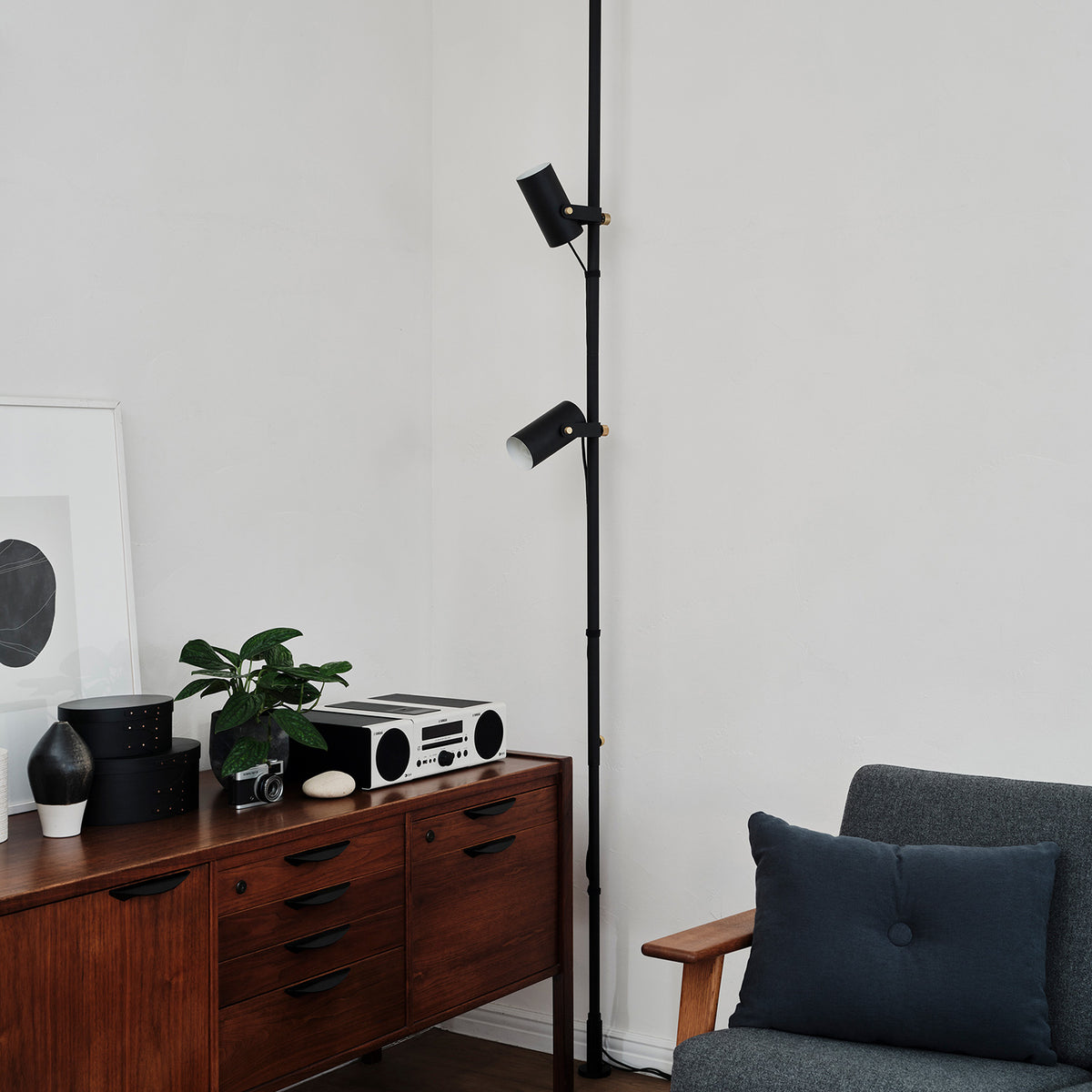 DoubleSpot Floorlight Set / ダブルスポット フロアライト セット BK SET-D-DSFL-BK