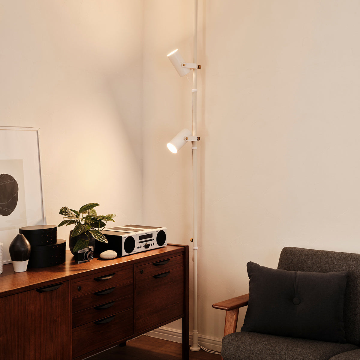 DoubleSpot Floorlight Set / ダブルスポット フロアライト セット WH SET-D-DSFL-WH