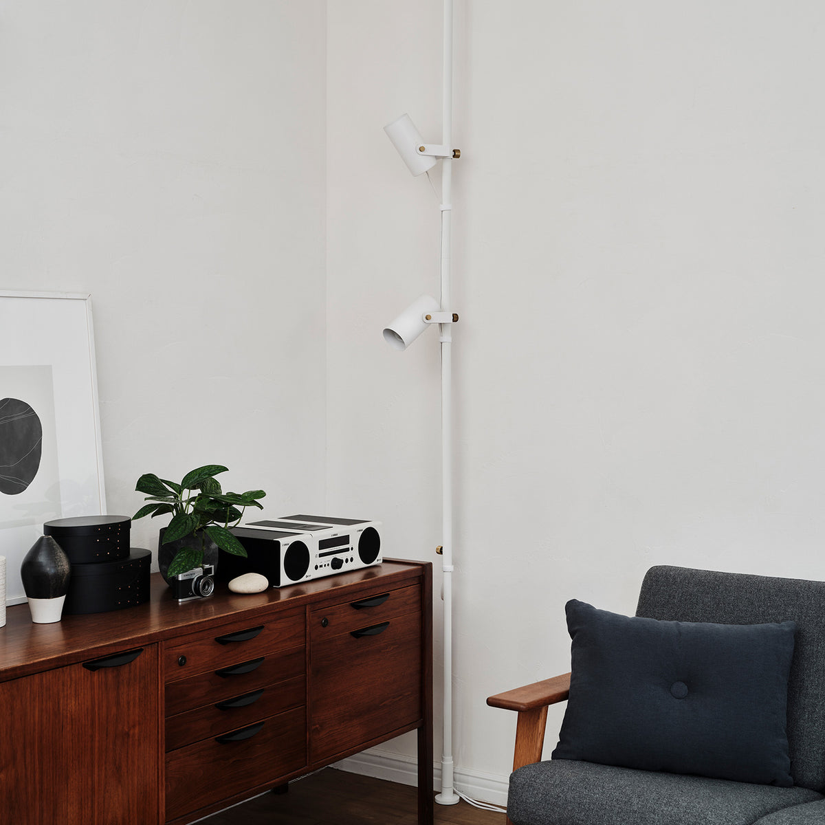 DoubleSpot Floorlight Set / ダブルスポット フロアライト セット WH SET-D-DSFL-WH