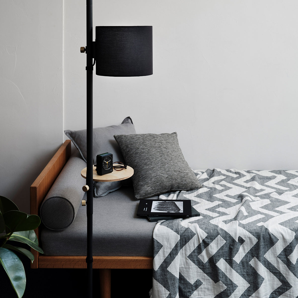 Fabric Floorlight Set / ファブリック フロアライト テーブルセット BK SET-D-FFLTA-BK