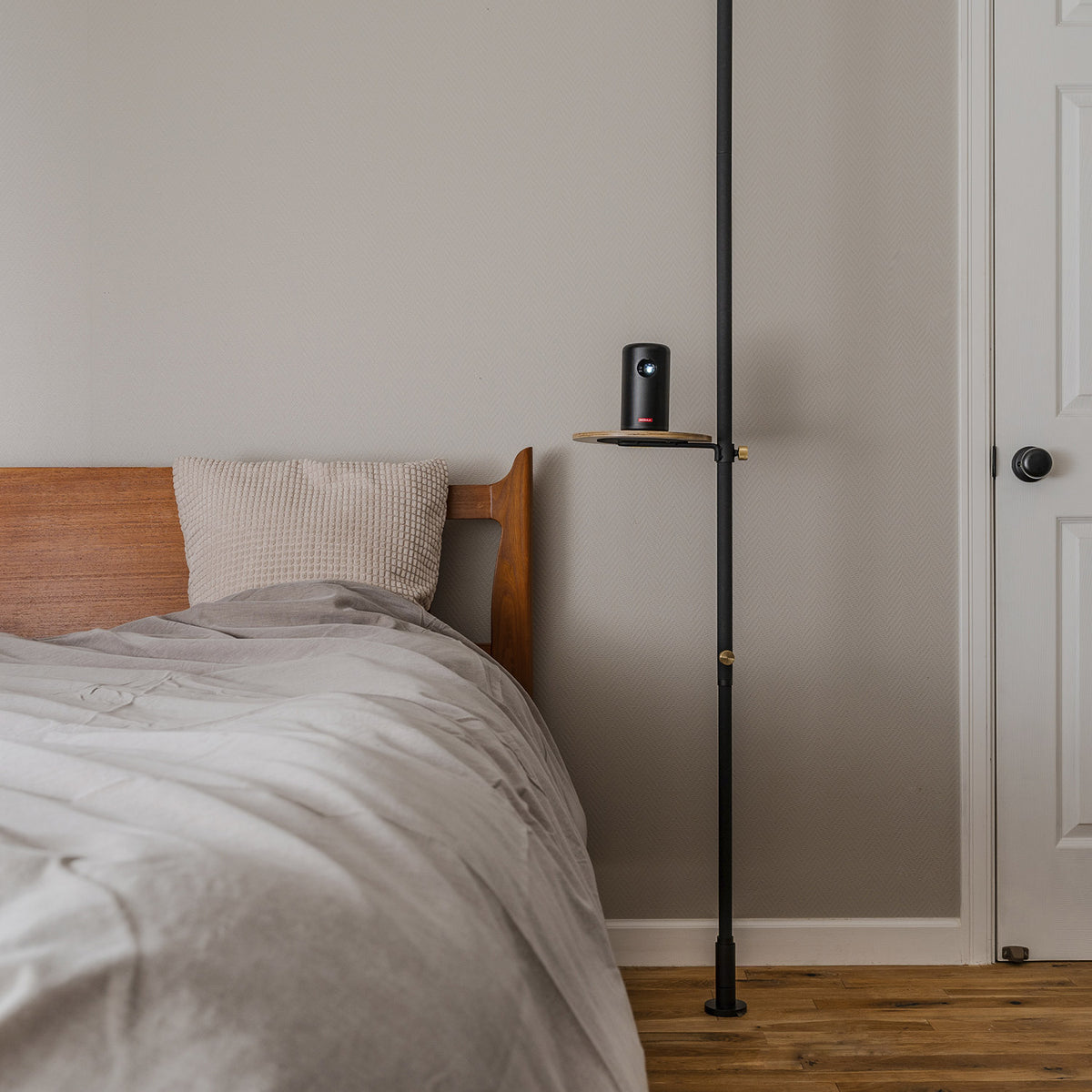 プロジェクタースタンド Wood Table SET-D-PSW-BK