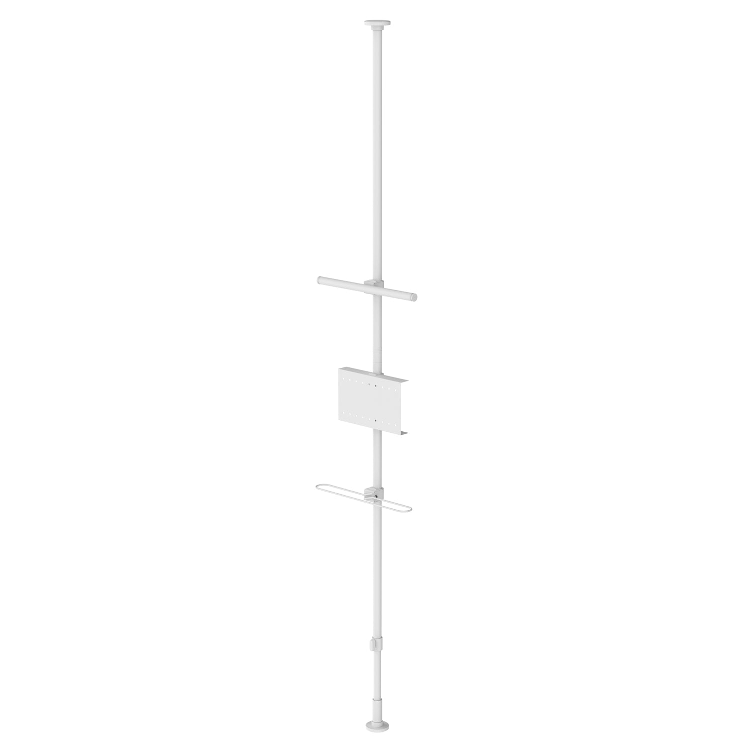 tatecco お部屋シリーズ 1本で始める玄関収納セット 高さ190~300cm SET-H-IHG-WH