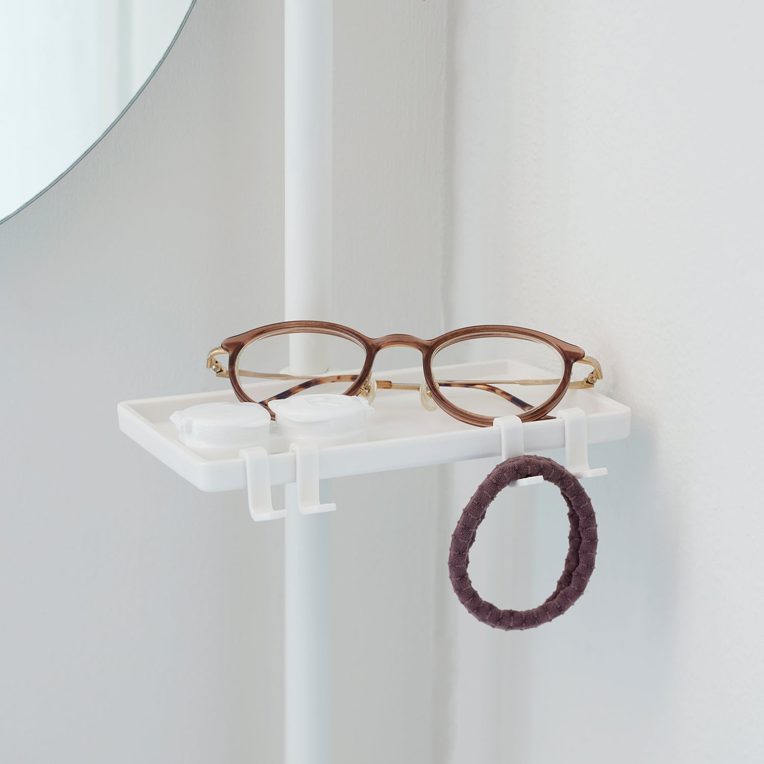 tatecco 洗面台ちょい置きセット 高さ110~190cm SET-H-STY-WH