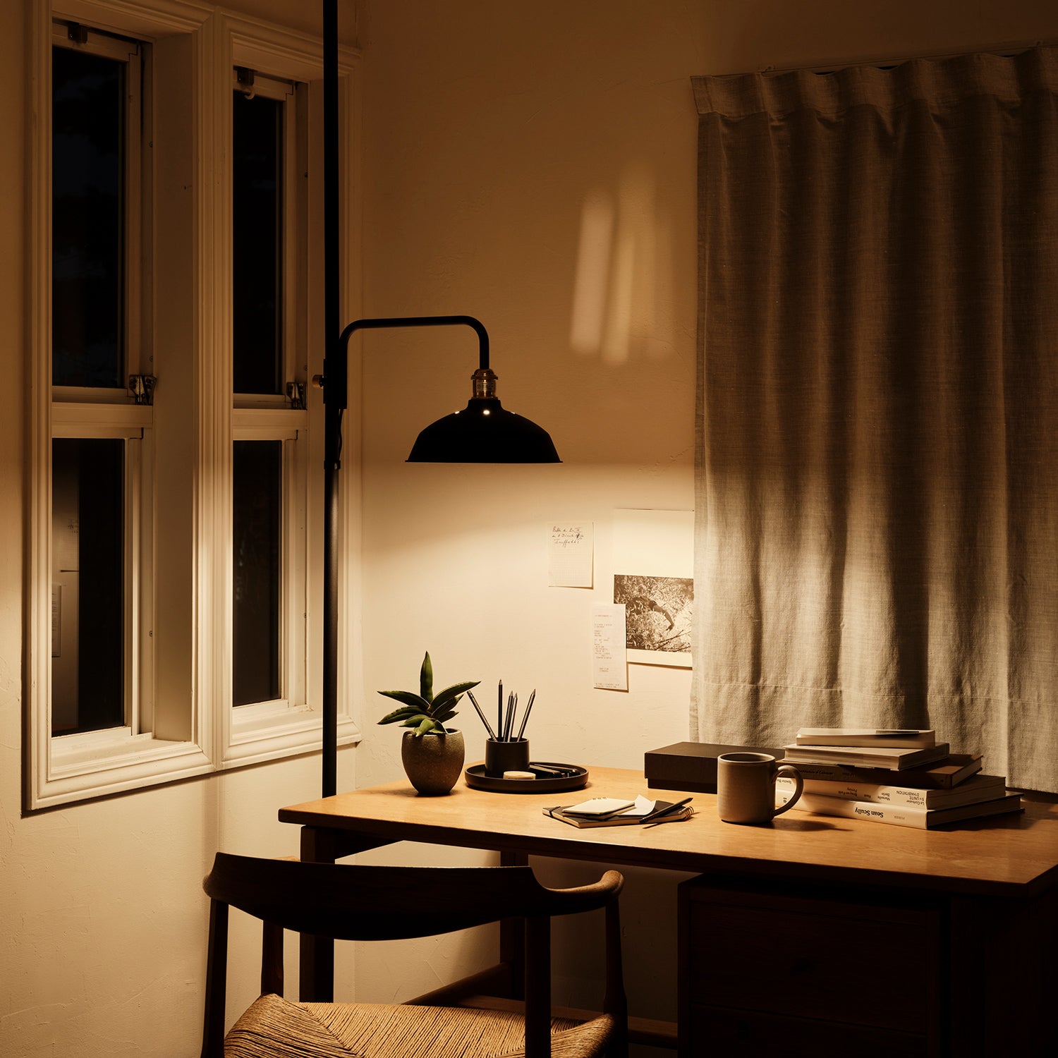 ShadeArmS Floorlight Set / シェードアームS フロアライト セット BK SET-RodC-LampSS-BK