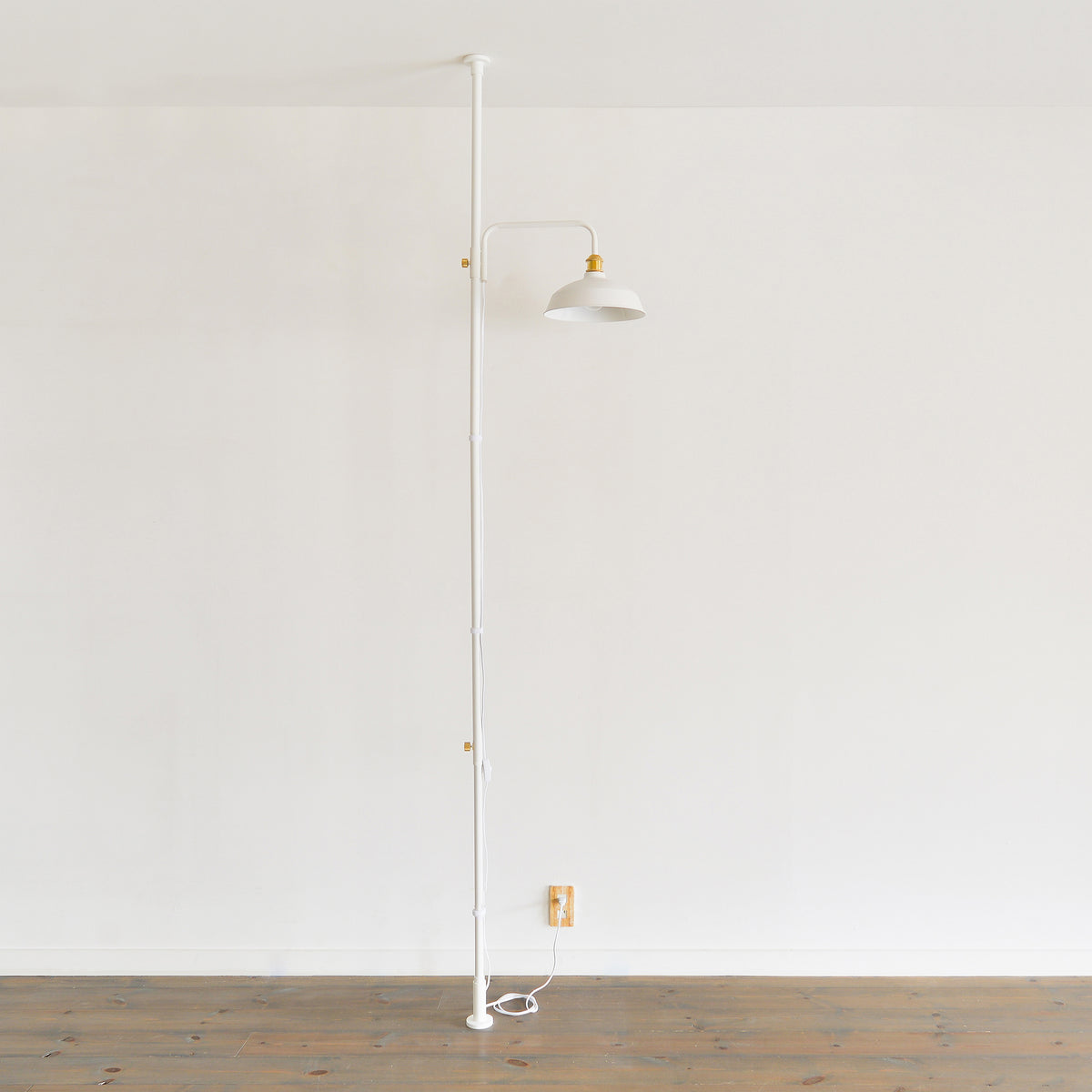 ShadeArmS Floorlight Set / シェードアームS フロアライト セット WH SET-RodC-LampSS-WH