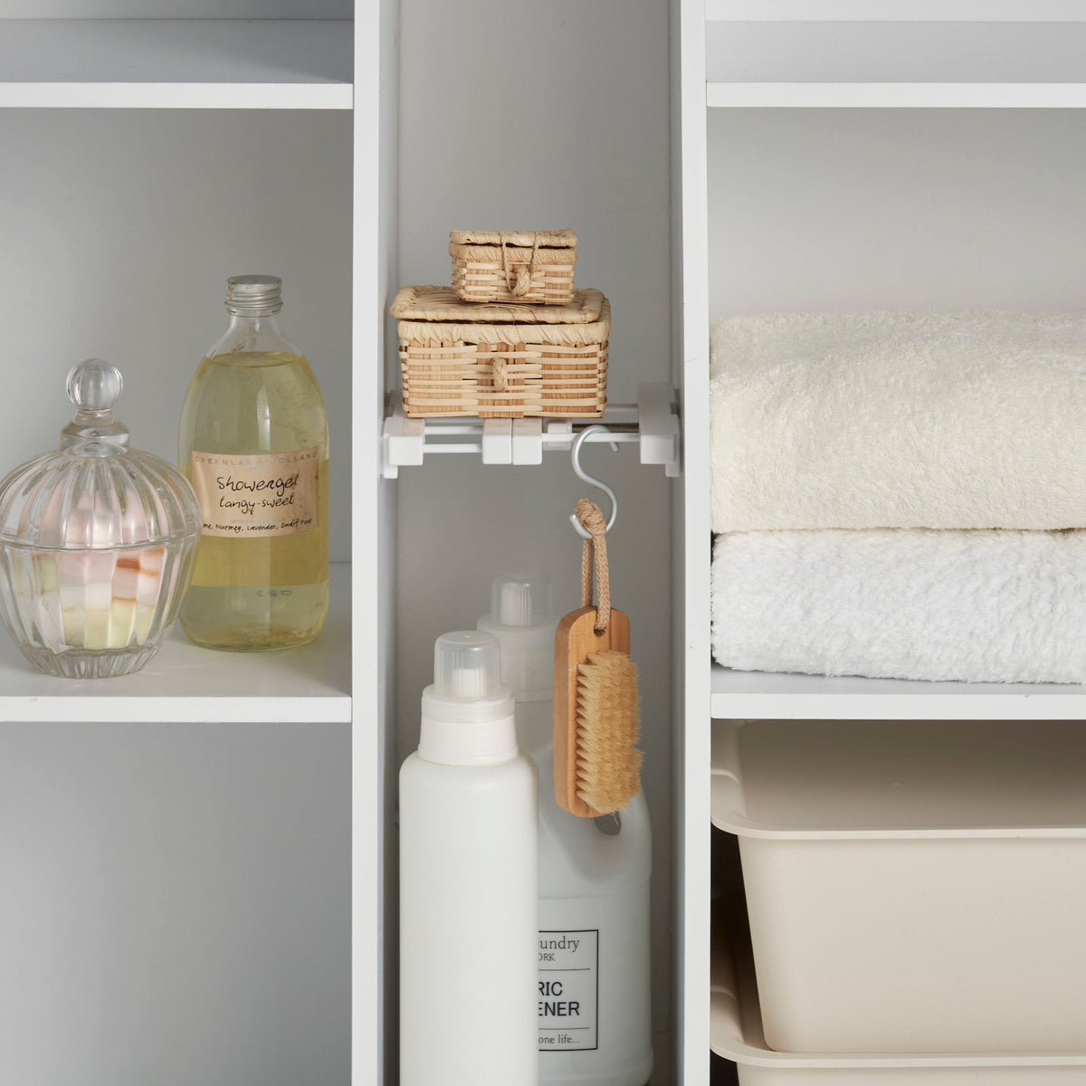 突っ張り棚 隙間収納 幅12〜14cm 奥行12cm SMR-11