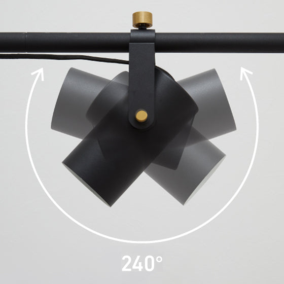 Spot Duct Light Set / スポットダクトライト仕様セット Black 横取付 SET-D-SDL-BK