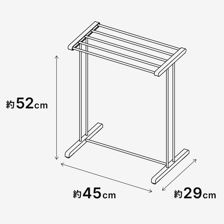 フェイスタオルハンガー ステンレス 幅45cm