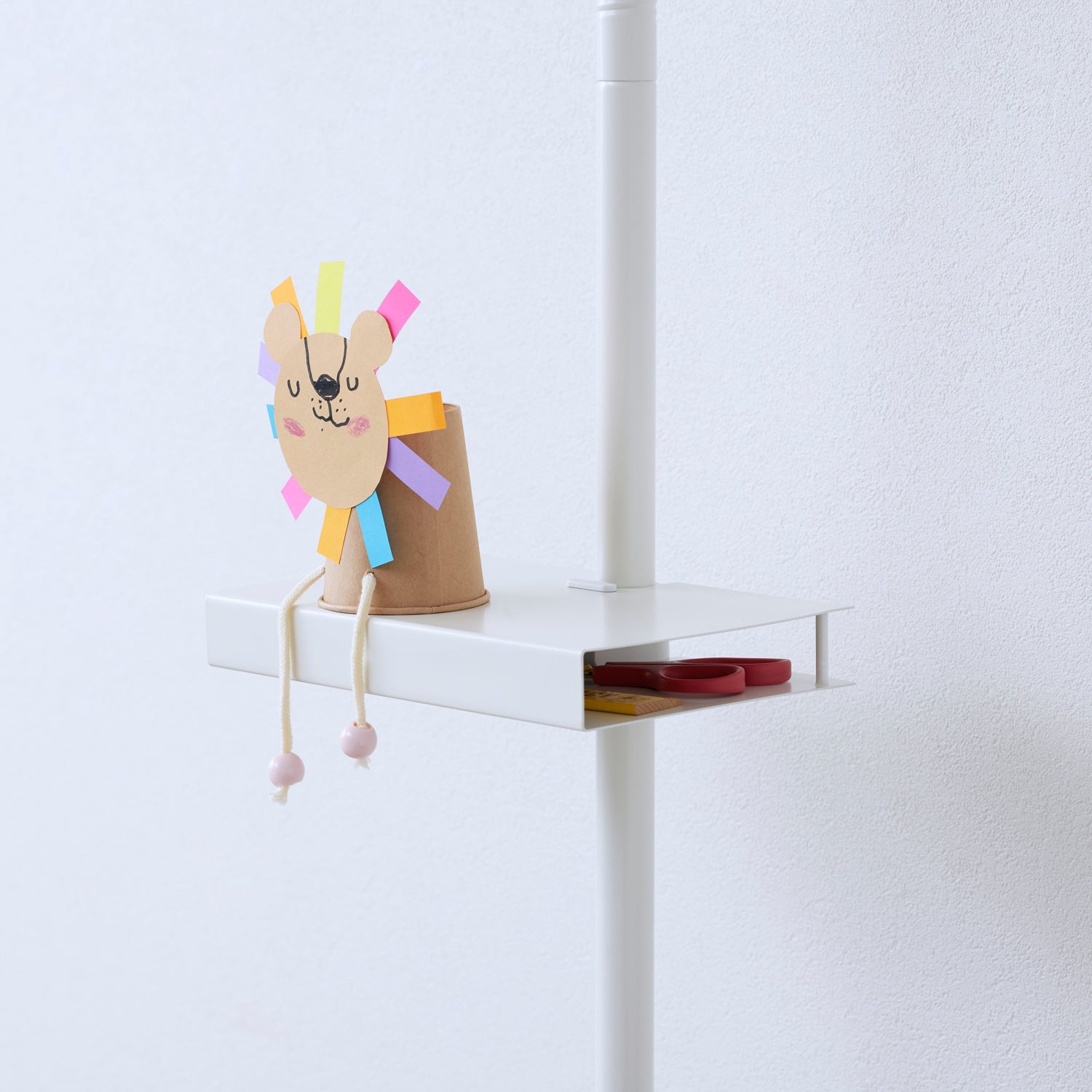 tatecco お部屋シリーズ 子どもの作品を飾るセット 高さ190~300cm SET-H-KSK-WH