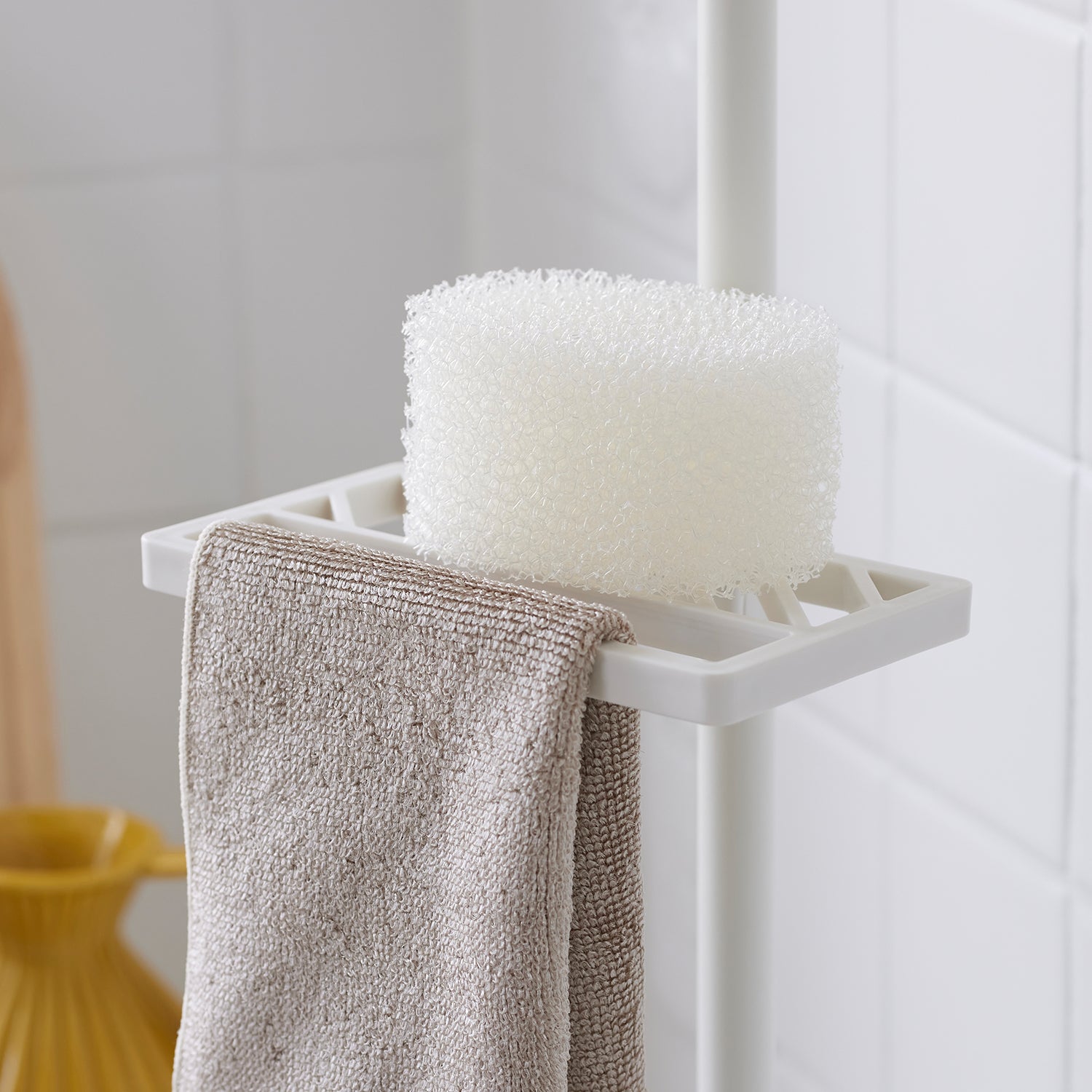 tatecco シンク周りすっきり収納セット 高さ70~110cm SET-H-TSS-WH