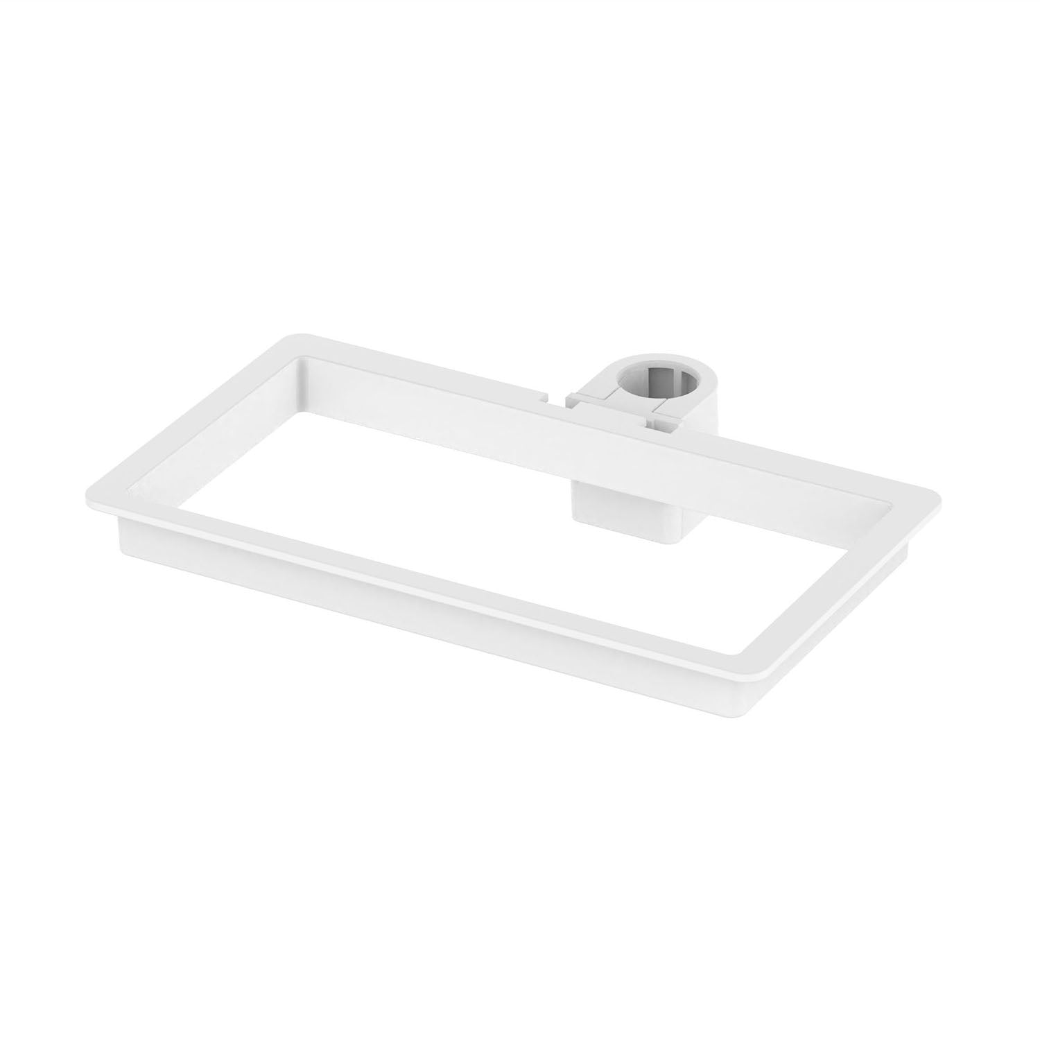 tatecco キッチンシリーズ 縦突っ張り棒用水切ネットホルダー マットホワイト TCA-3WH