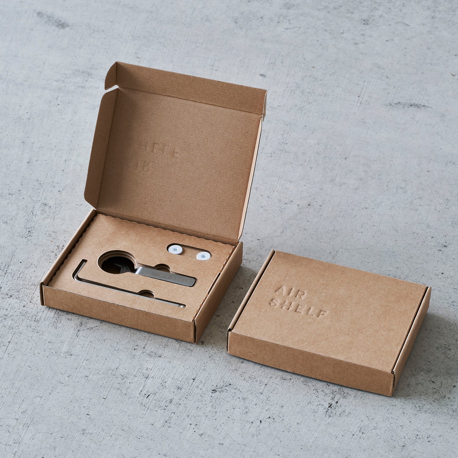 Deskside Shelf Set デスクサイドシェルフセット 取付寸法190-260cm SET-AS-DSS-WH