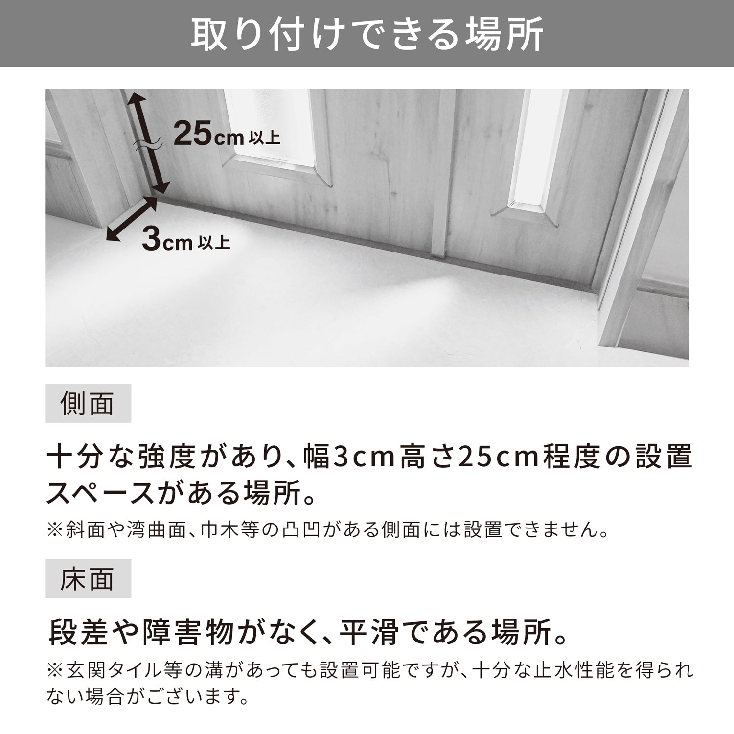 簡易型止水シート とめっぱ®Light 可動範囲85~125cm対応 TPL-85-125