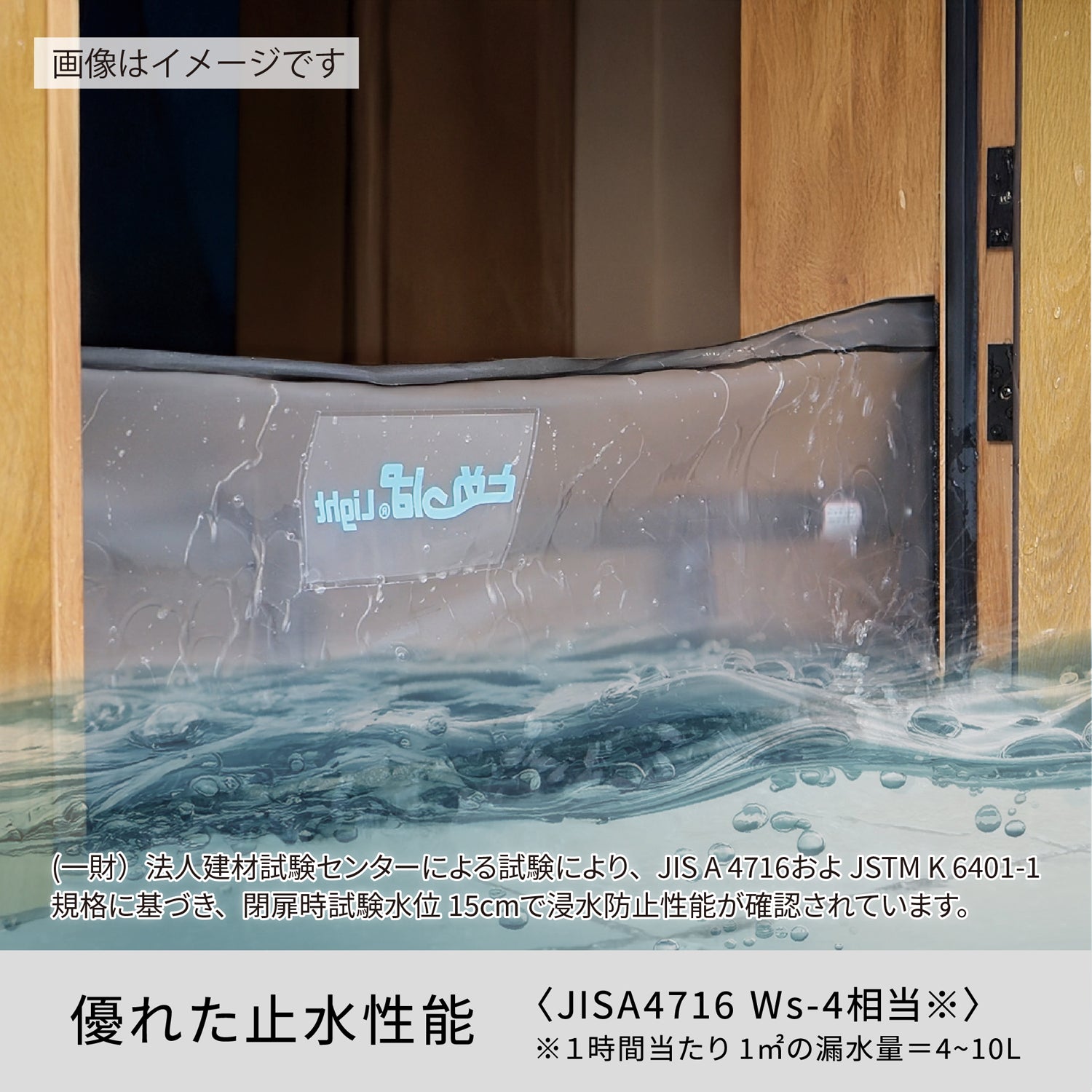 簡易型止水シート とめっぱ®Light 可動範囲85~125cm対応 TPL-85-125