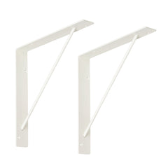 WOODONE サンカクブラケット 棚板奥行25/30cm用 2個入/ホワイト MKBTS-2D-W