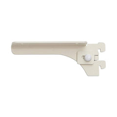 WOODONE 棚柱用ブラケット フツウノ 棚板奥行14.5cm用 単品(左)/ホワイト MKTTBL-1C-W